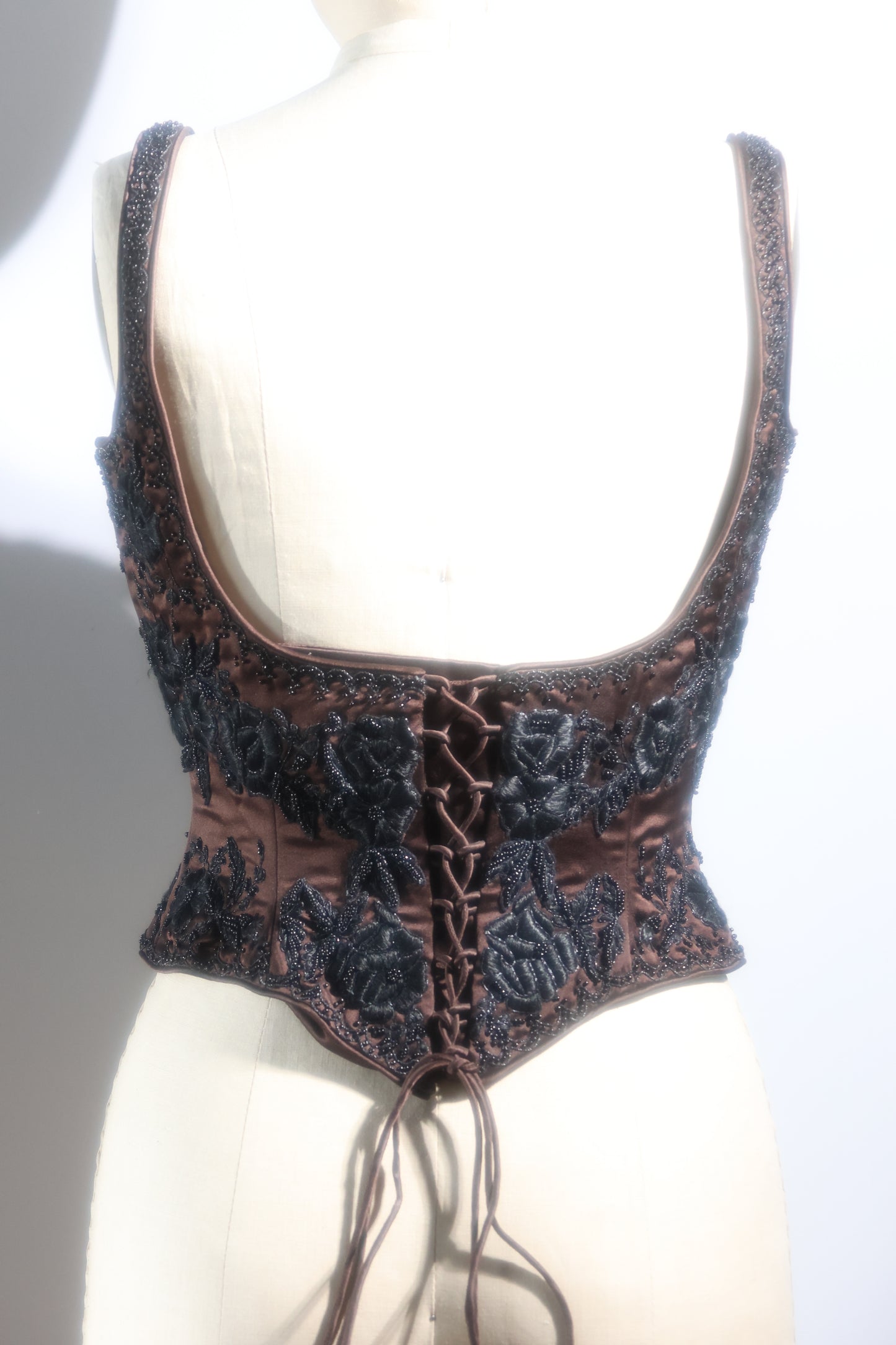 Eavis & Brown Corset TP73 – Burgundy / Black