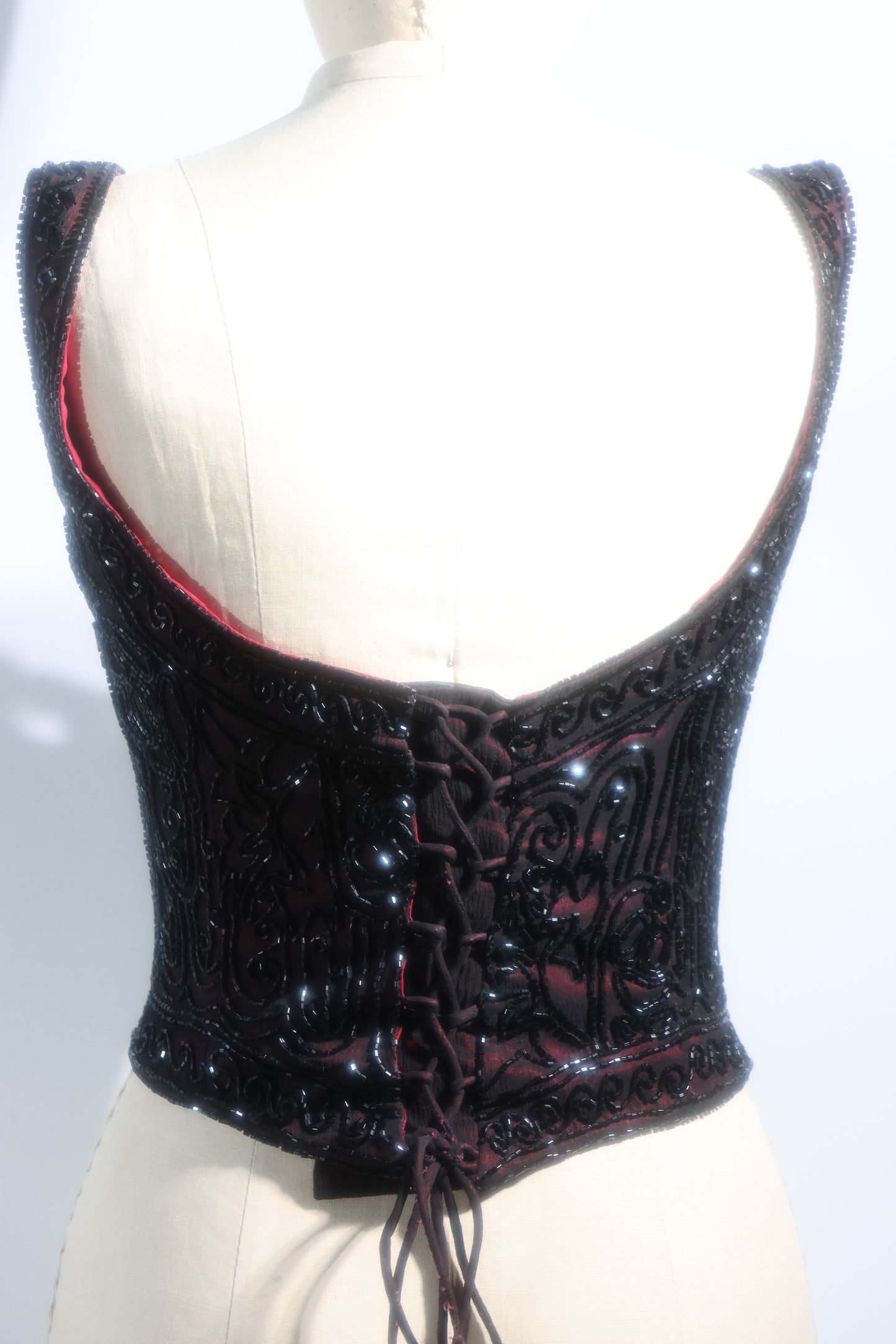 Eavis & Brown Corset TP59 Black / Burgundy