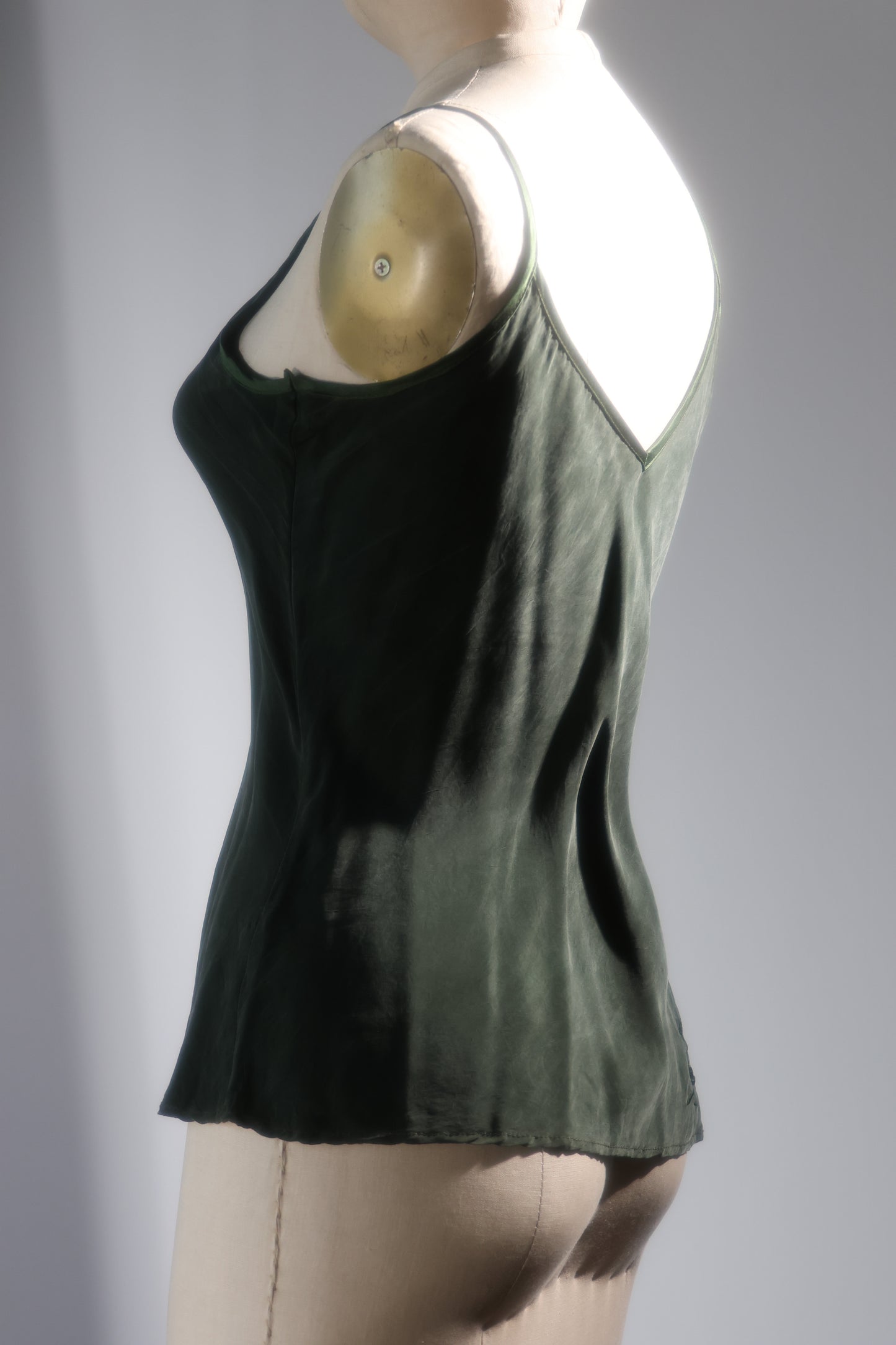 Les Habitudes Lily Bias Tank Top - Green