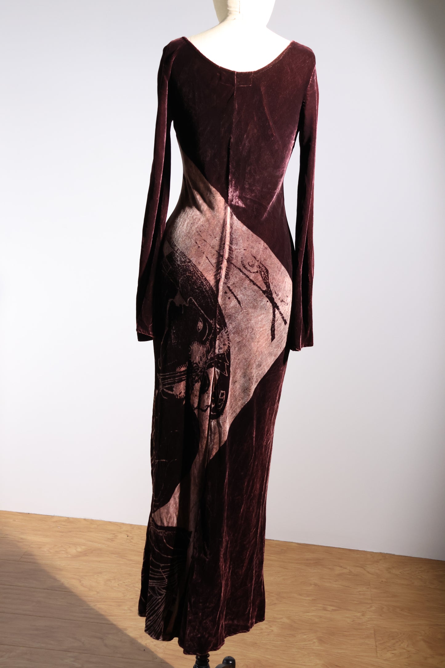 Jagoda Kursa Dress 401 - Brown Velvet