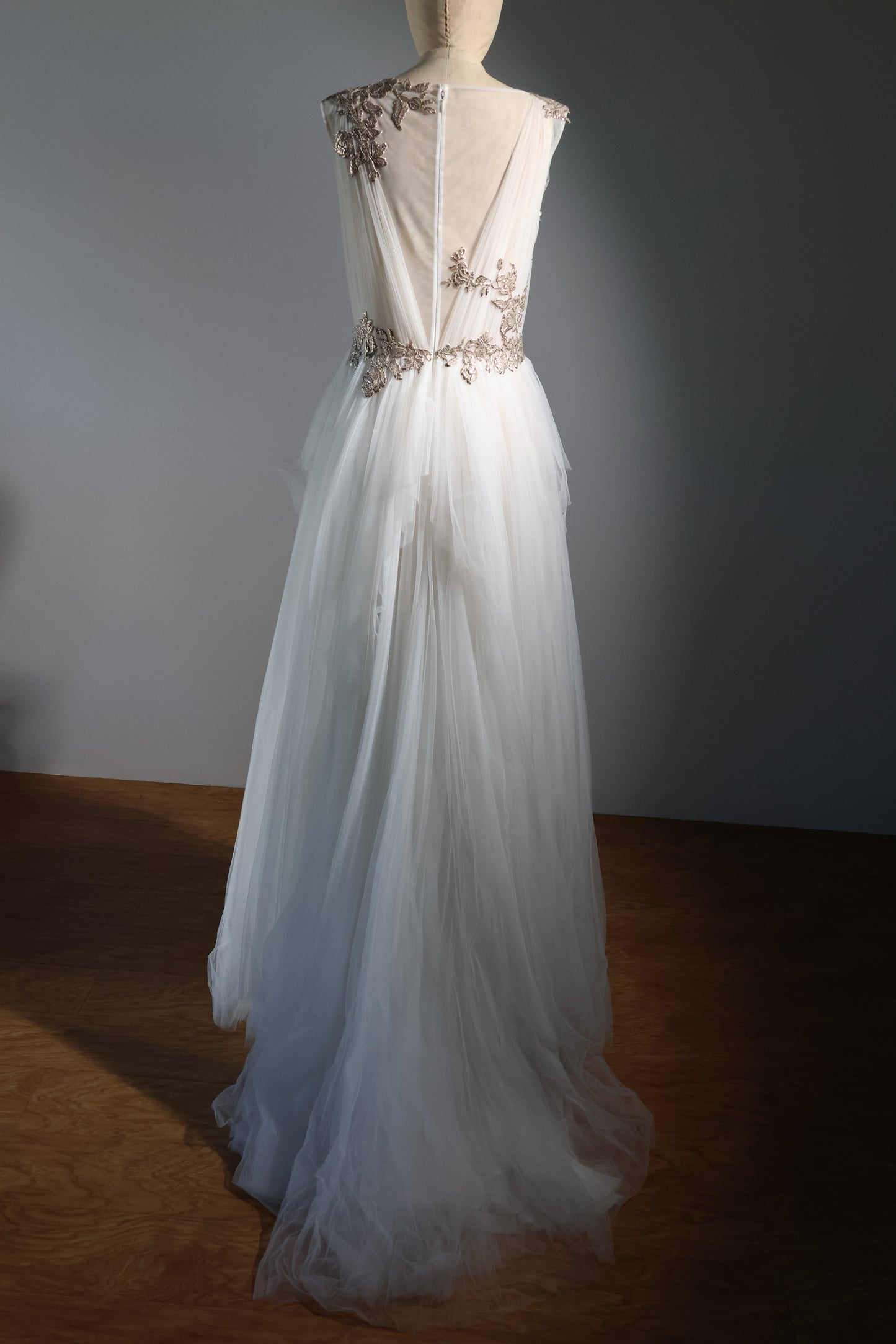 Gatti Nolli Long Tulle Dress - Ivory