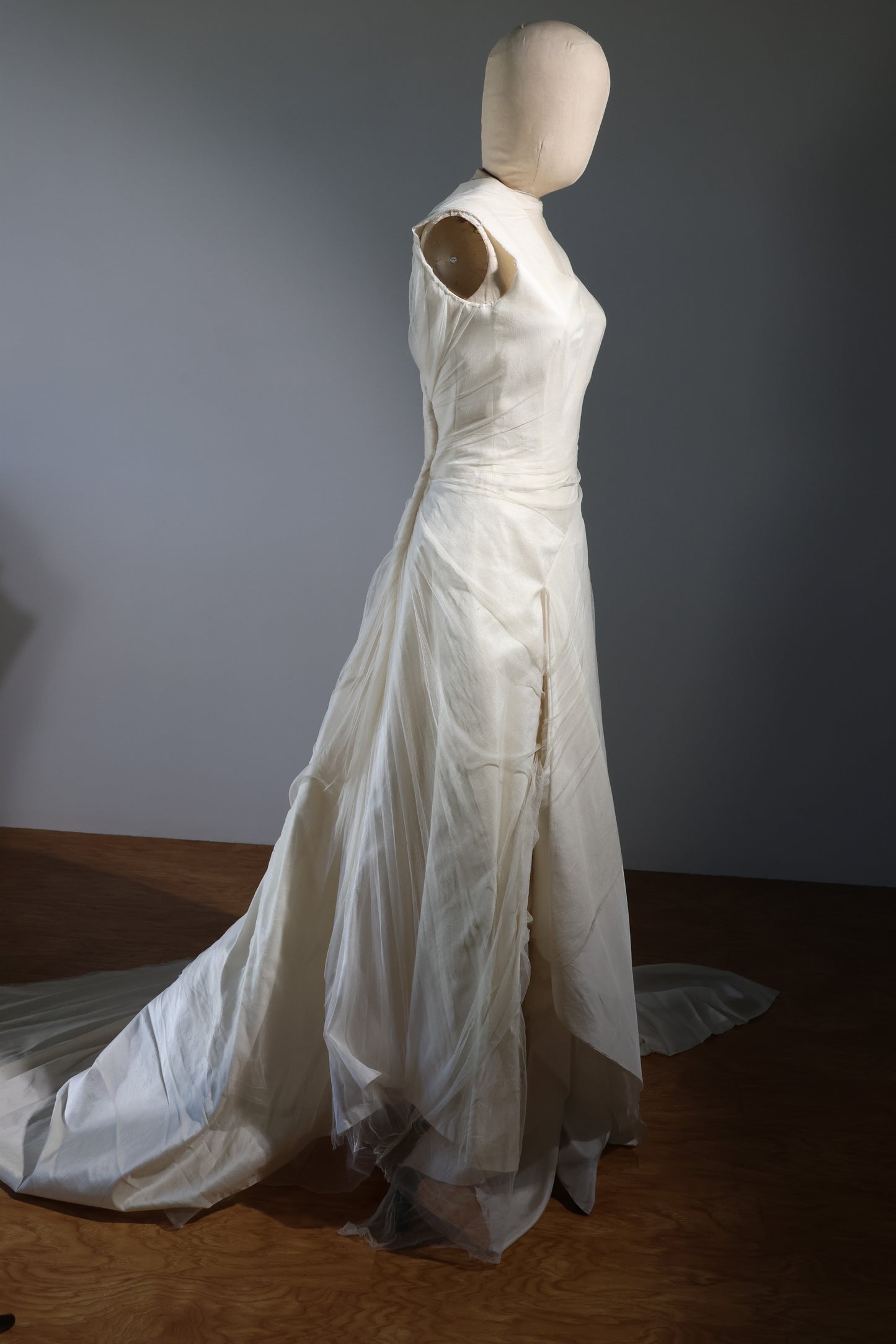 Marc Le Bihan Woven Silk Dress - Ecru