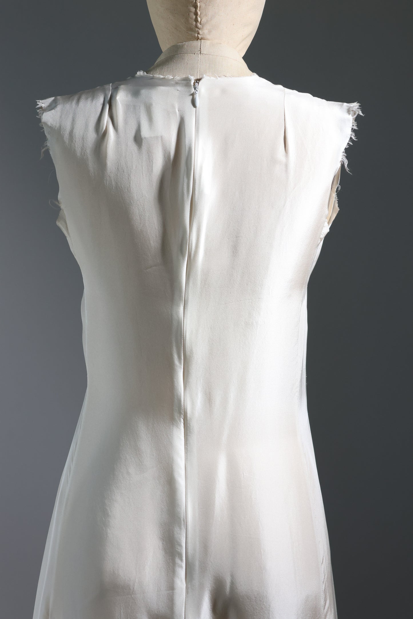 Marc Le Bihan Silk Dress - White / Black