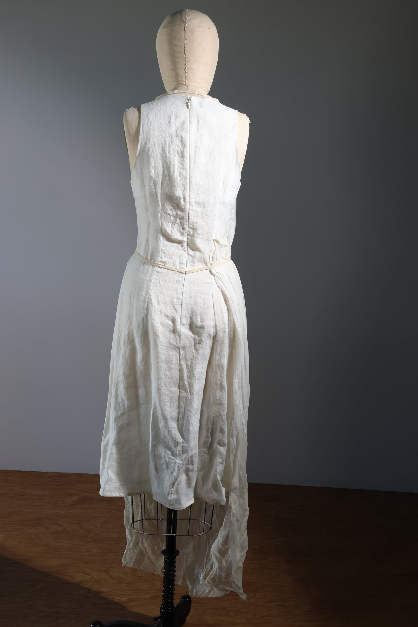 Marc Le Bihan 150 Dress 100% Silk - Ecru