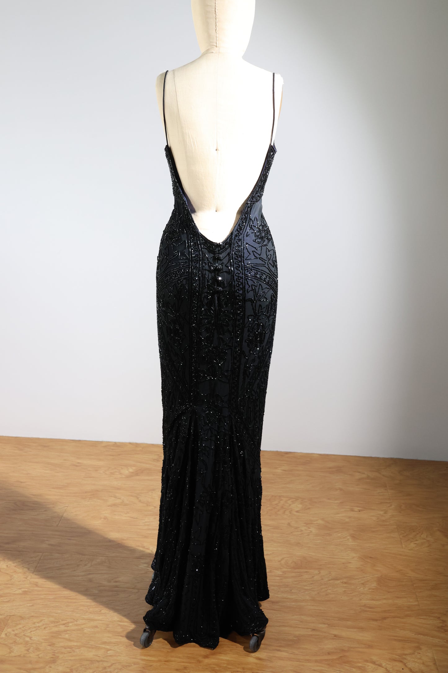 Eavis & Brown Trellis Long Dress 71 - Black / Navy