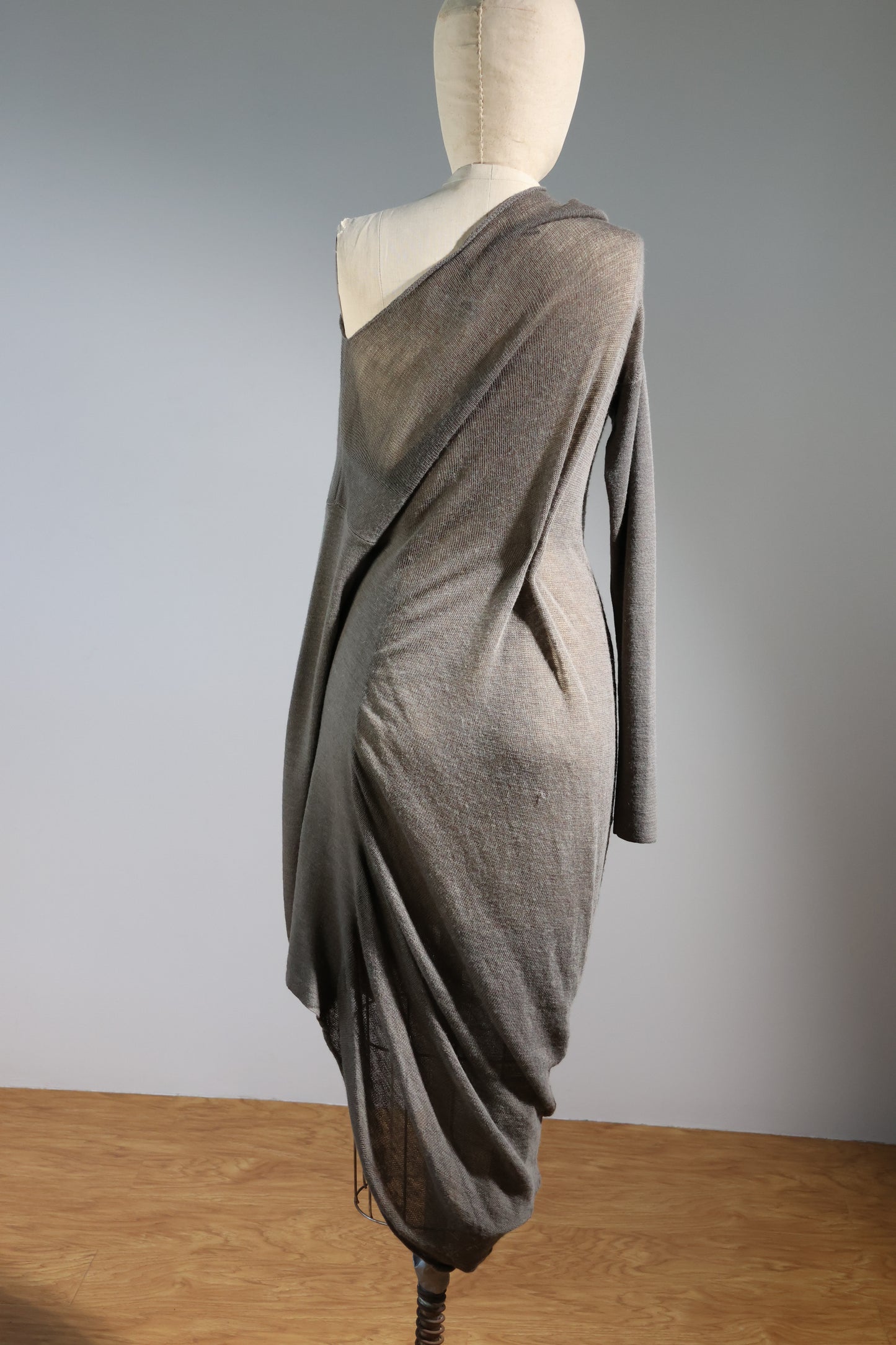 Masnada Ladies Knit Dress - Grey