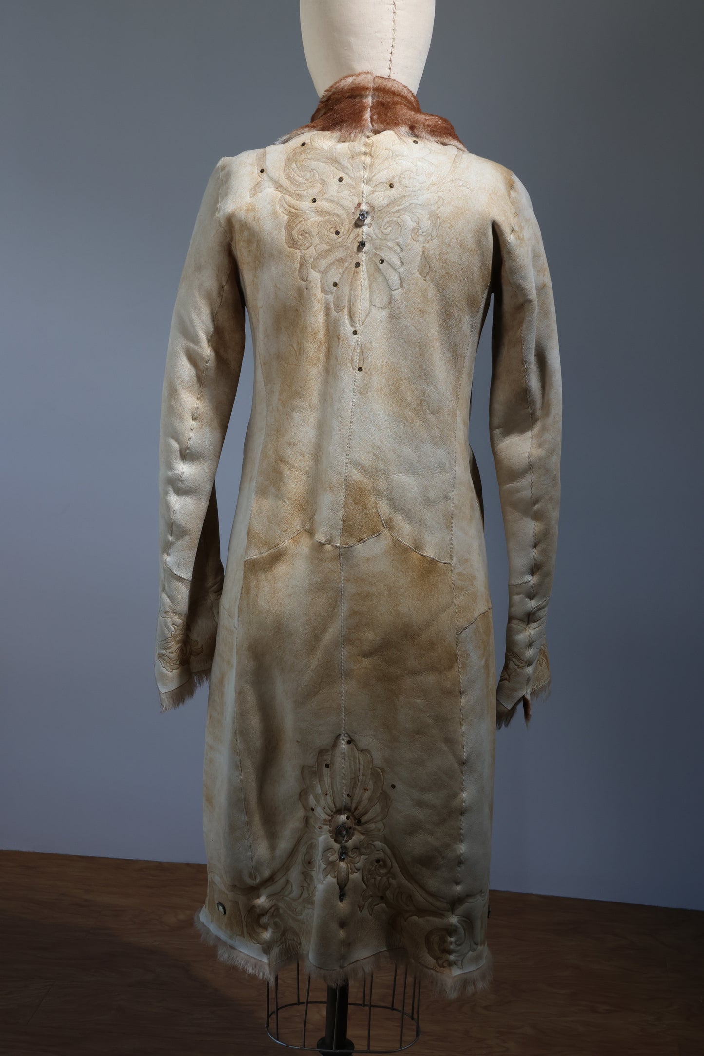 Maxfield Parrish Gothic Lamb Coat - CT70 Tan / Shell