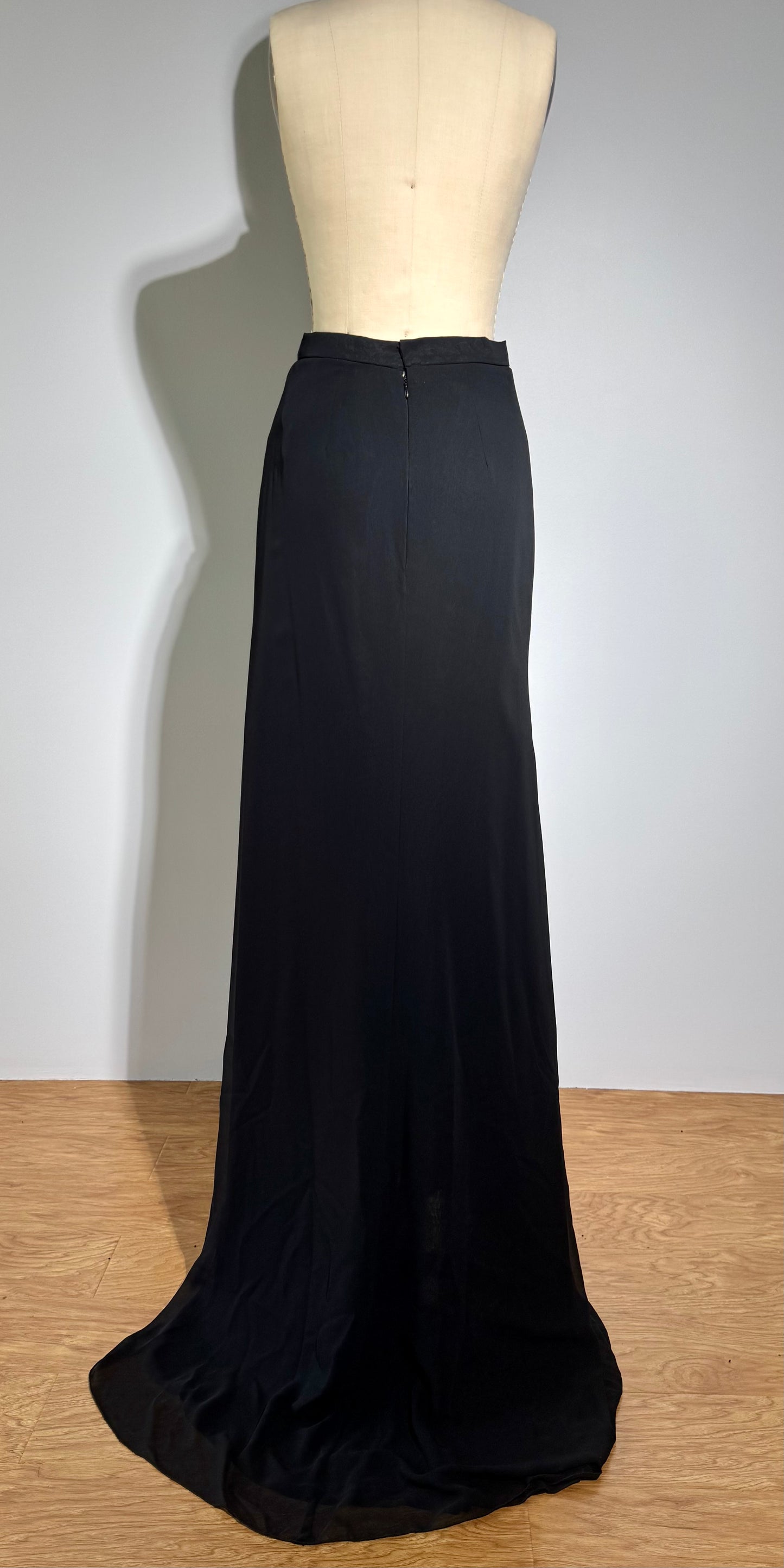 Yolan Kris Falda Skirt - Black