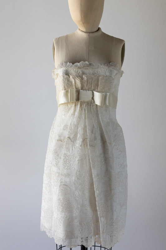 David Fielden Dress Short Baby Doll DR23 - Ivory