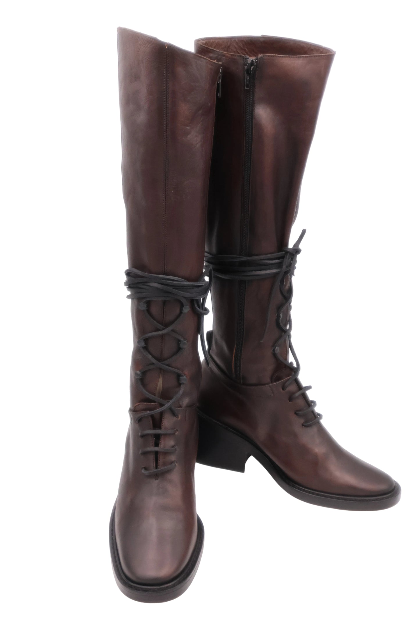 Ann Demeulemeester Riding Boot FT24 Brown