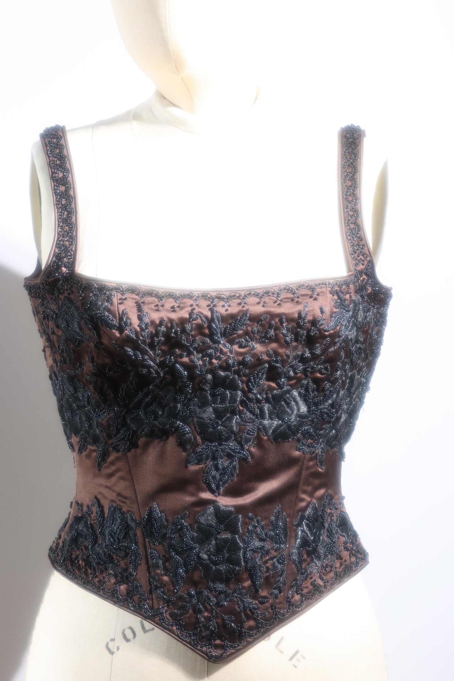 Eavis & Brown Corset TP73 – Burgundy / Black