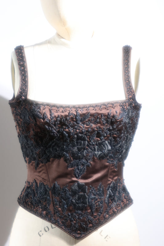 Eavis & Brown Corset TP73 – Burgundy / Black