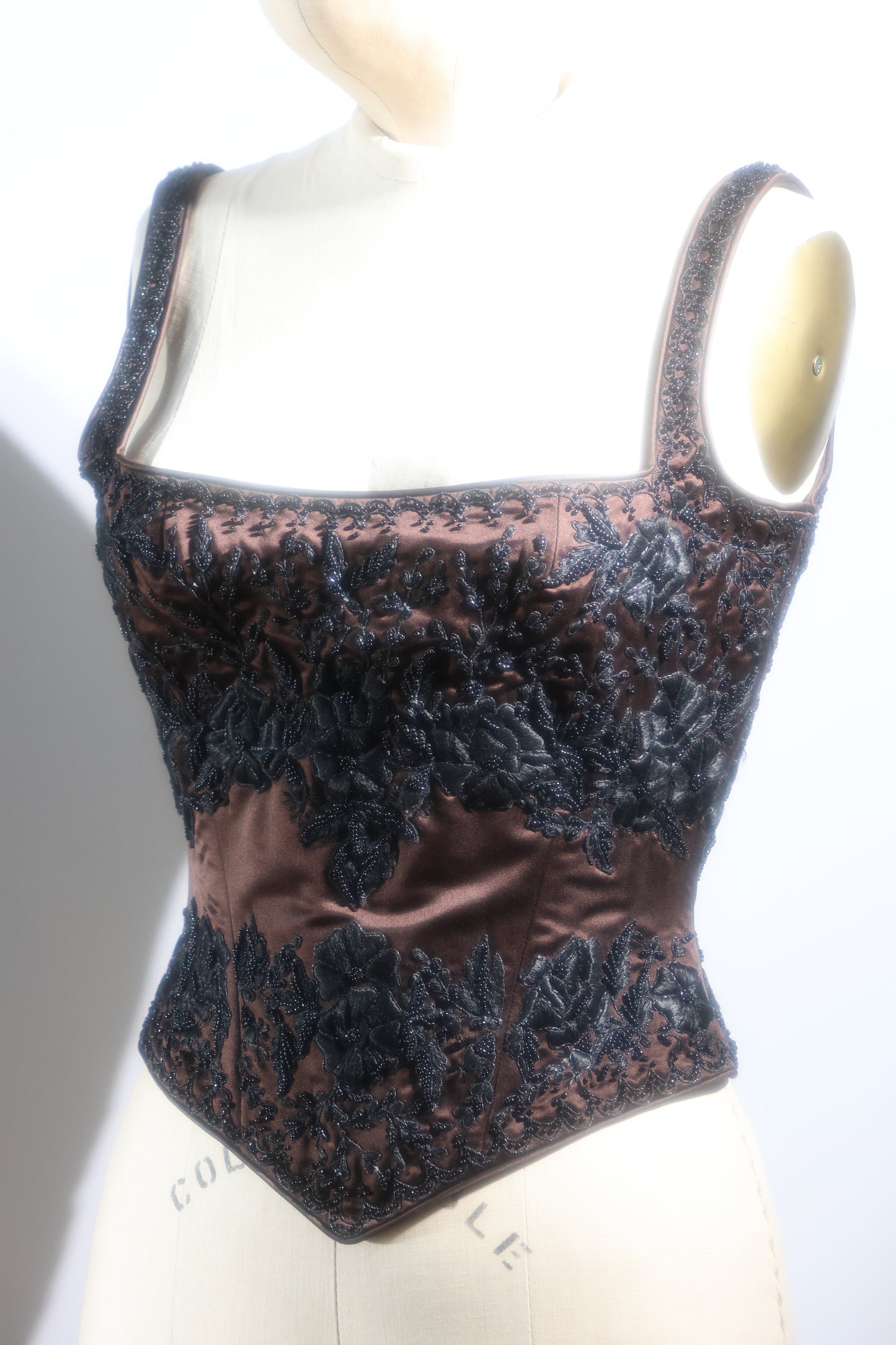 Eavis & Brown Corset TP73 – Burgundy / Black