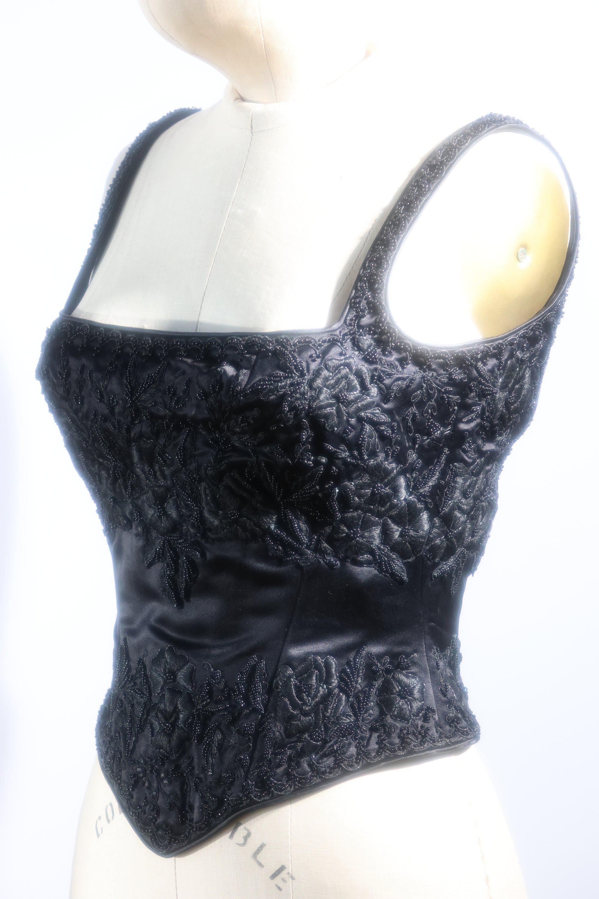 LES HABITUDES Corset TP73 — Black
