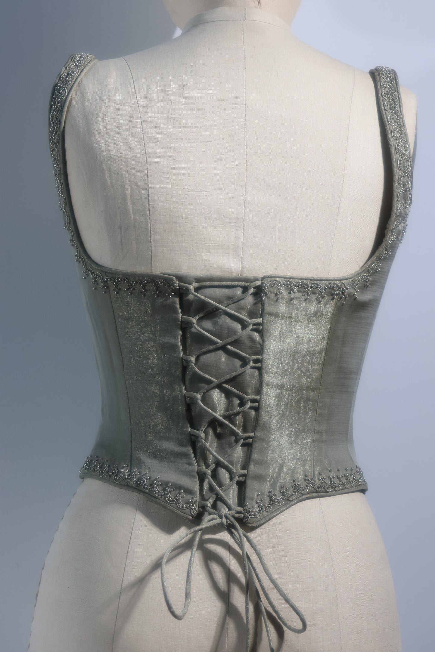 Eavis & Brown Corset TP92 Gold Changeant Plain Bouquet Strap