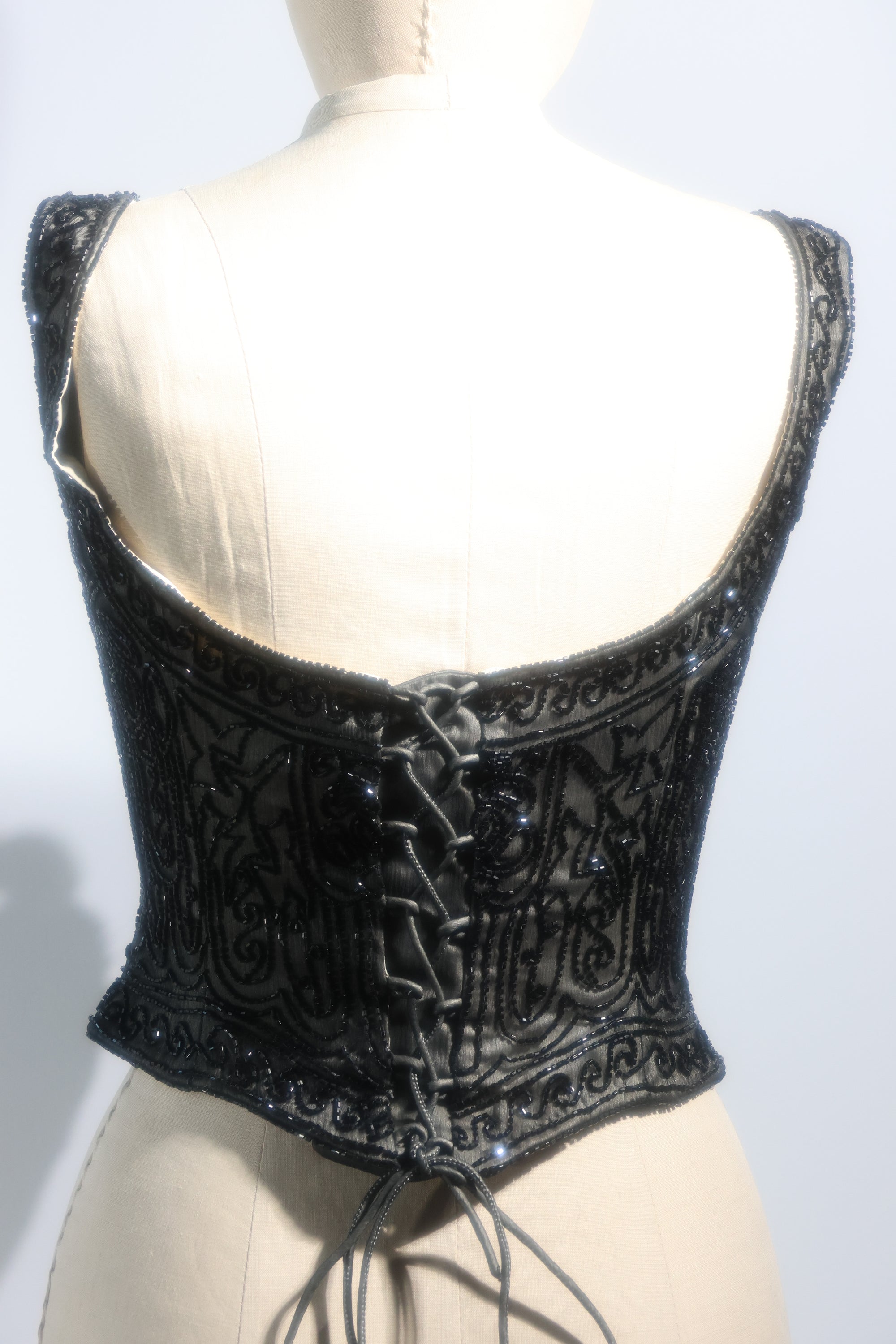 LES HABITUDES Corset TP59 — Black