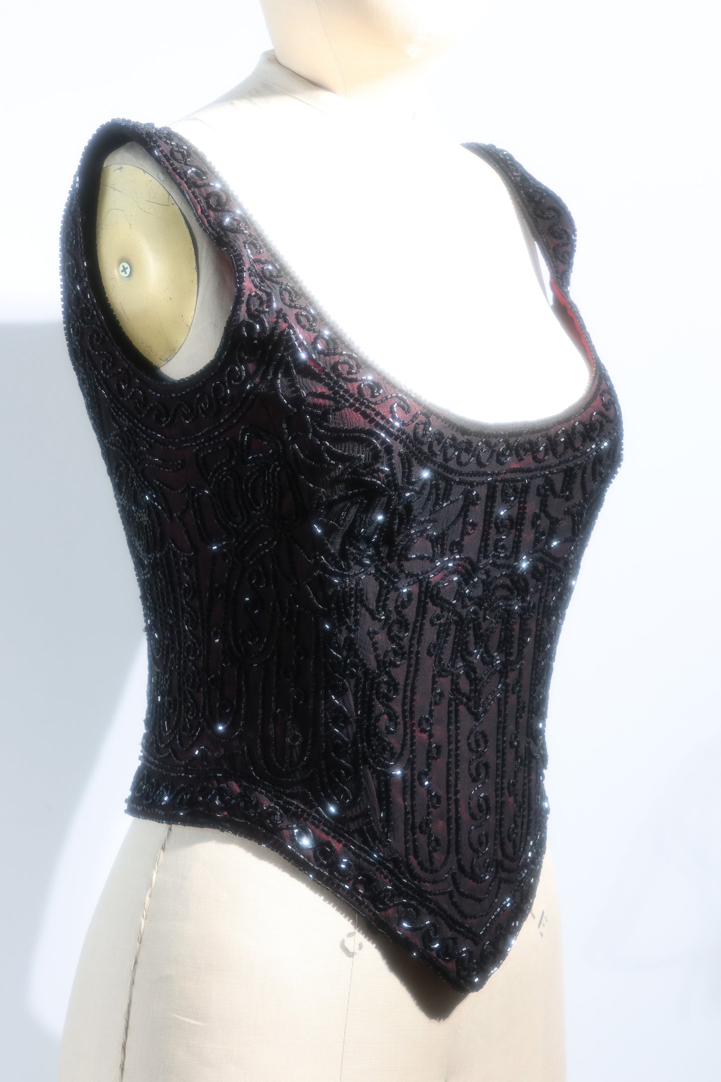 Eavis & Brown Corset TP59 Black / Burgundy