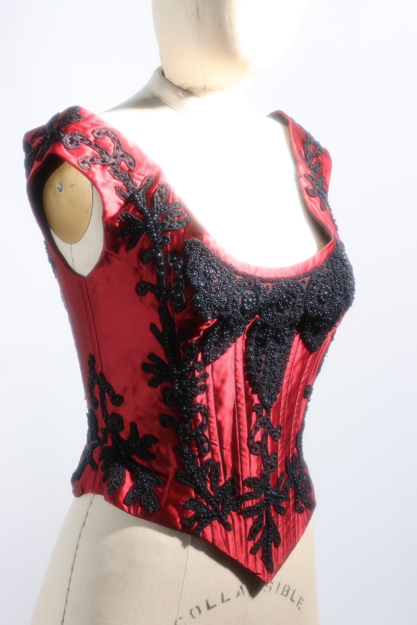 Eavis & Brown Corset TP14 Burgundy / Black