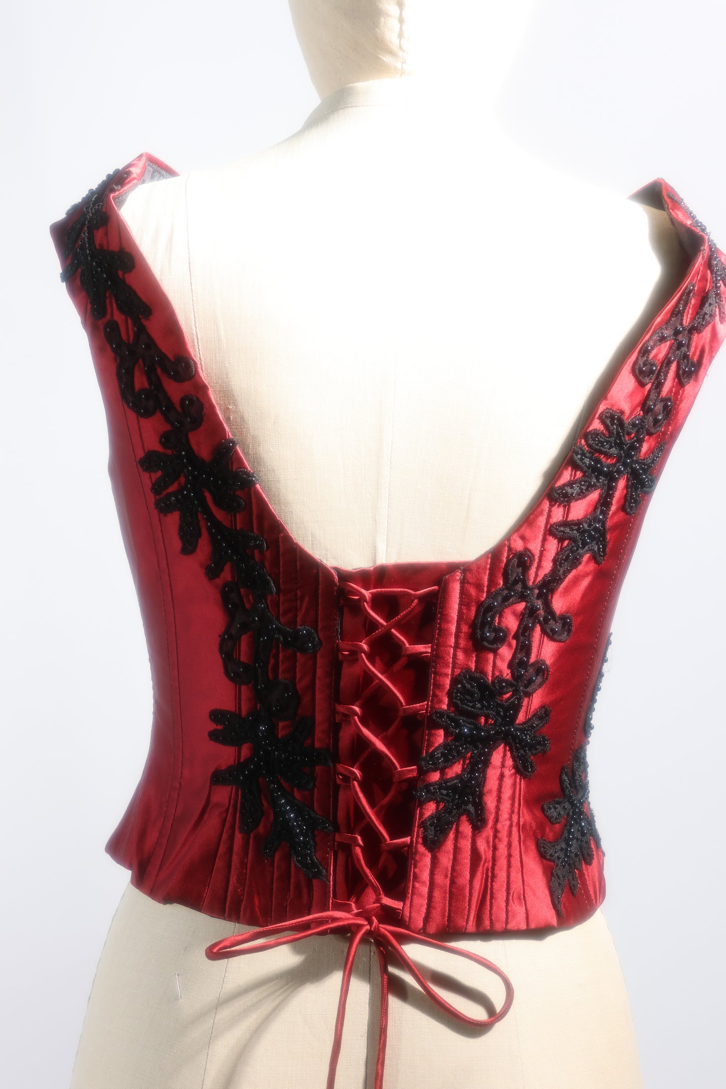Eavis & Brown Corset TP14 Burgundy / Black