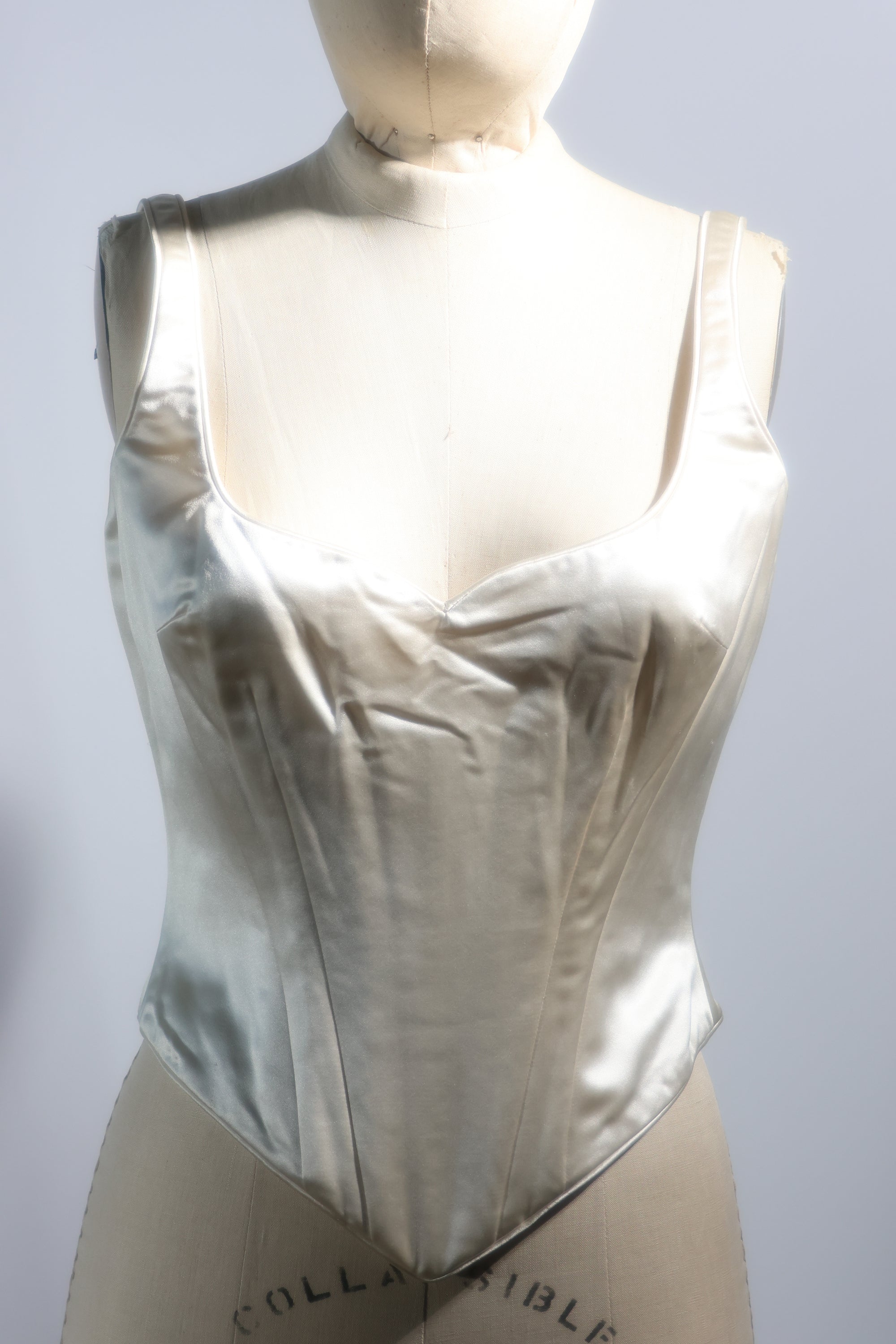 LES HABITUDES Corset TP2 — Ivory