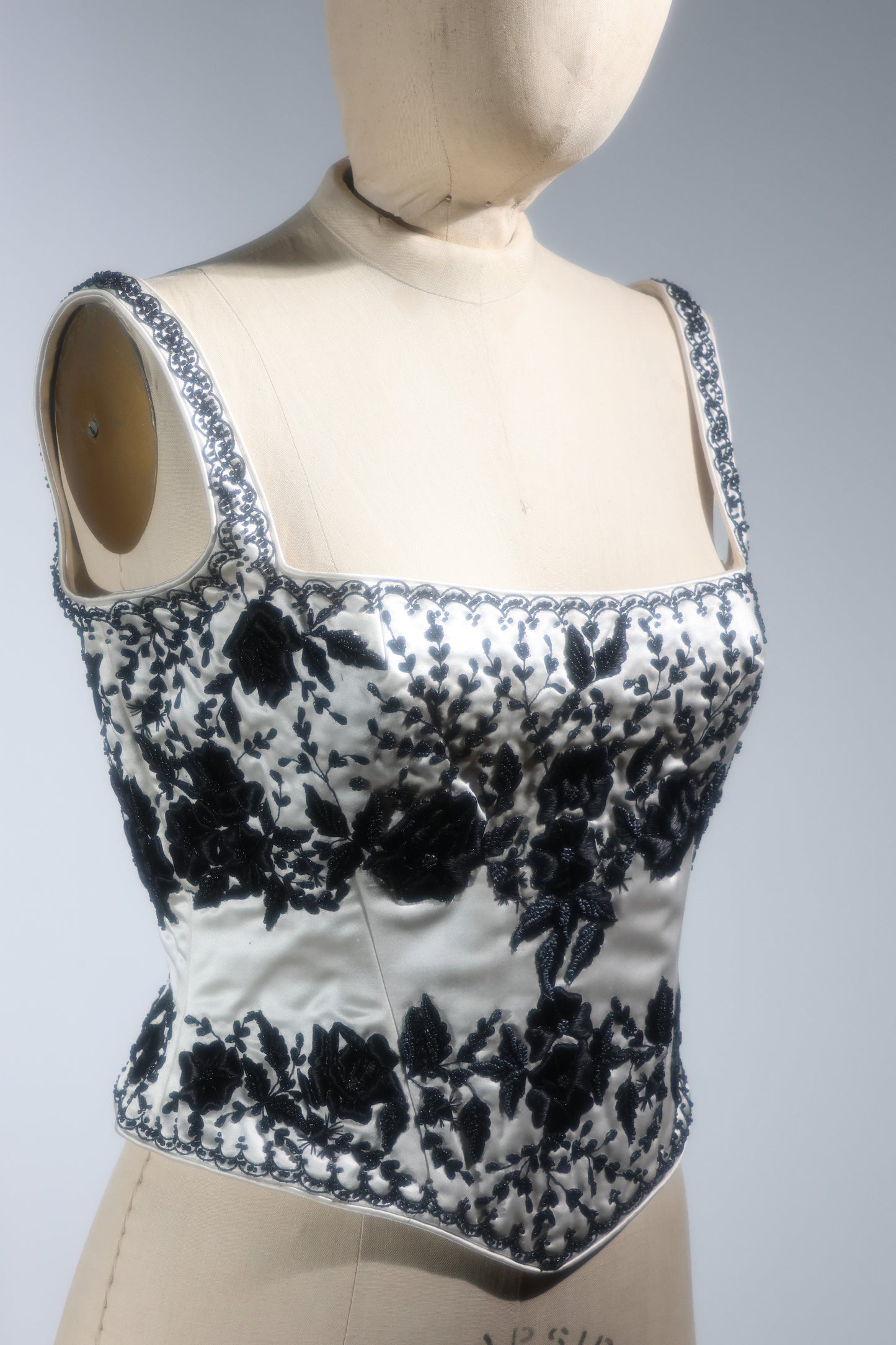 Eavis & Brown Corset TP73 Ivory / Black