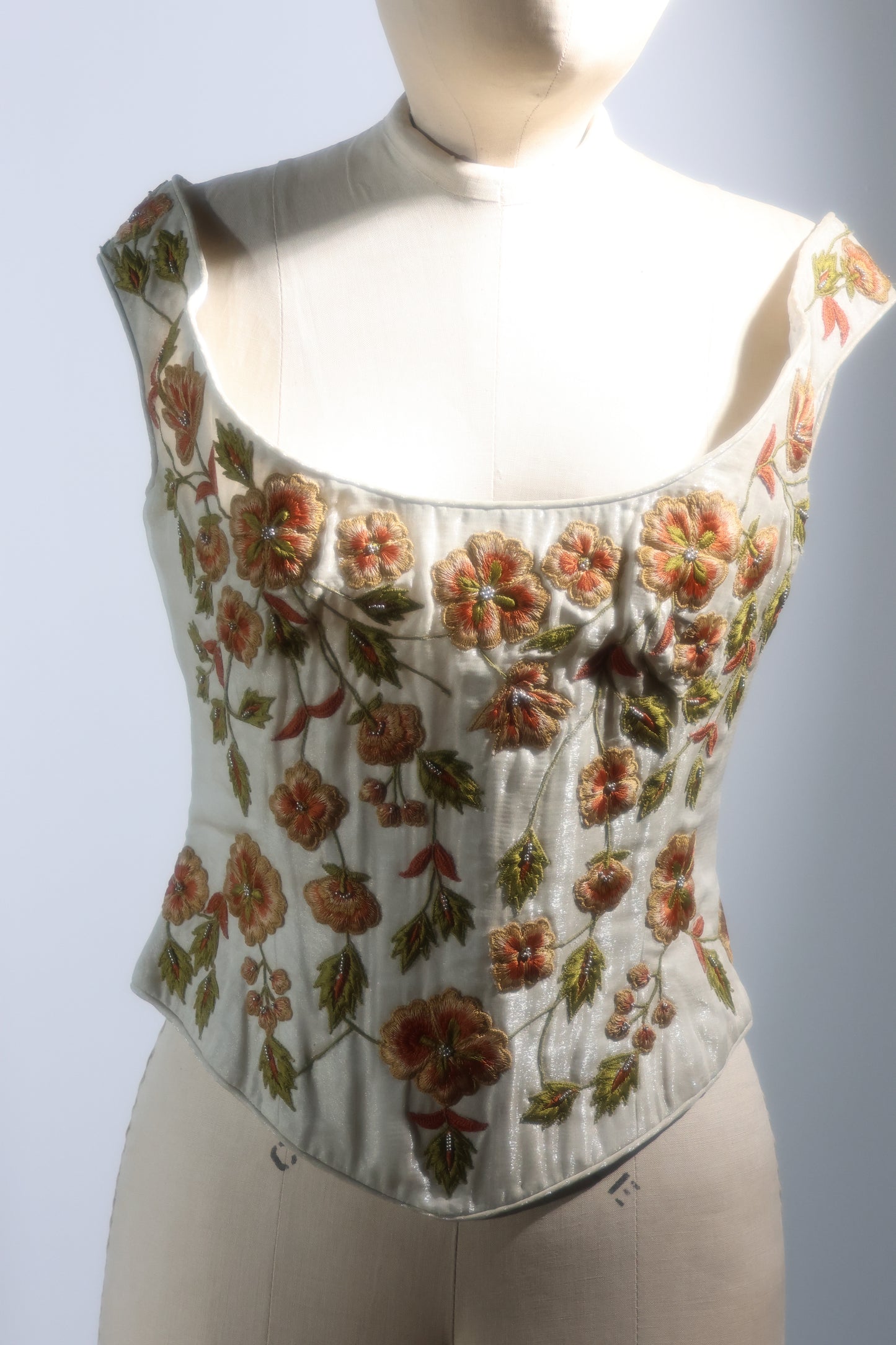 Eavis & Brown Corset TP145 Ivory / Multi