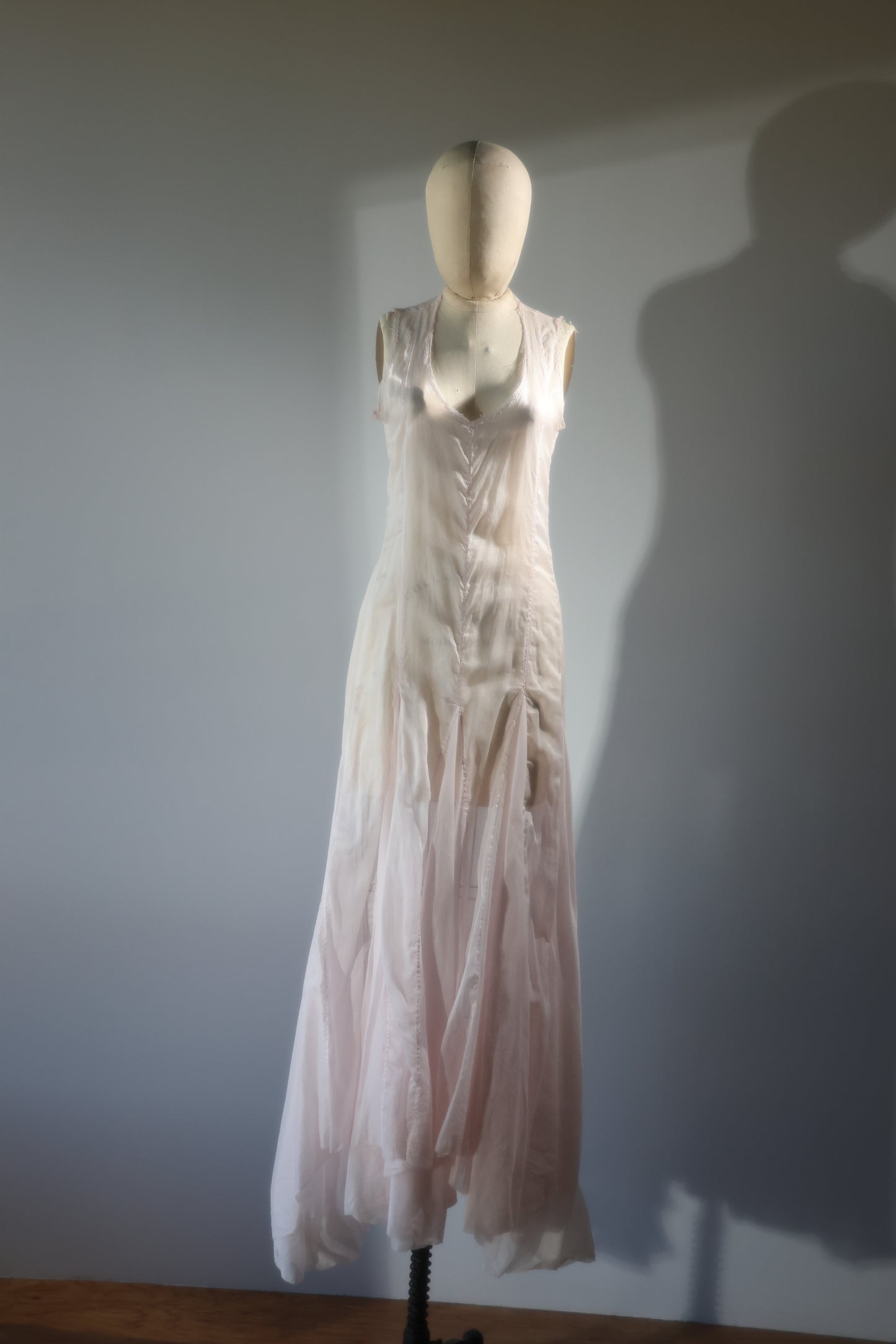 Les Habitudes Cotton Organdy Dress Long - Pink