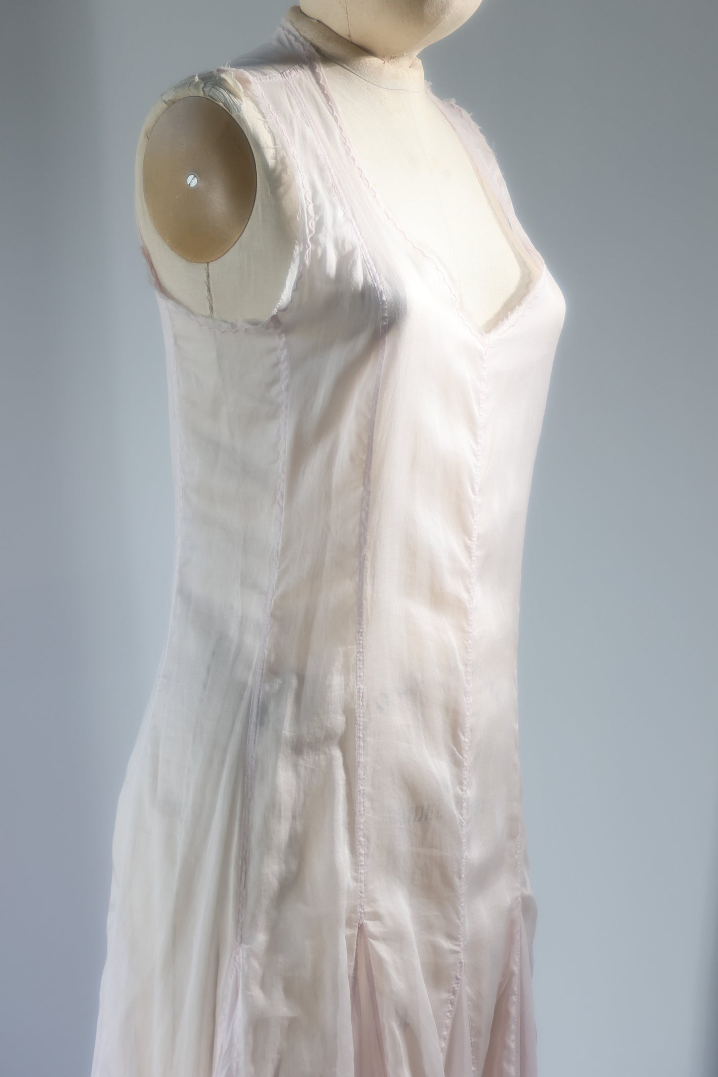Les Habitudes Cotton Organdy Dress Long - Pink
