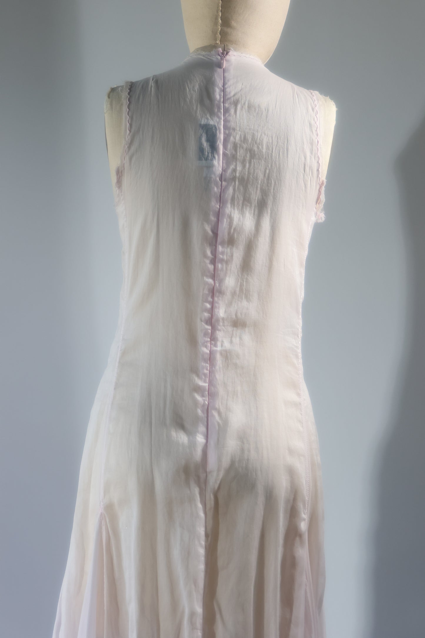 Les Habitudes Cotton Organdy Dress Long - Pink