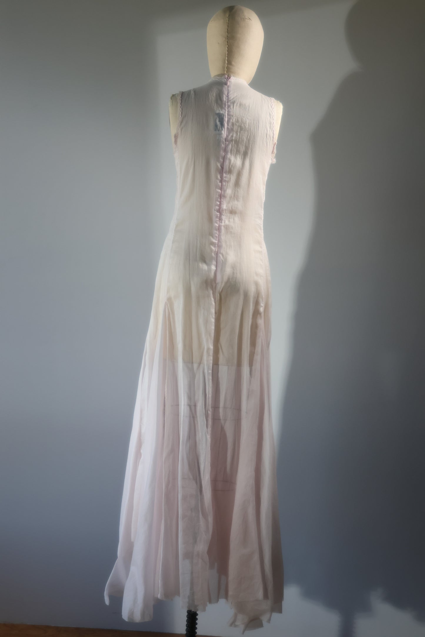 Les Habitudes Cotton Organdy Dress Long - Pink