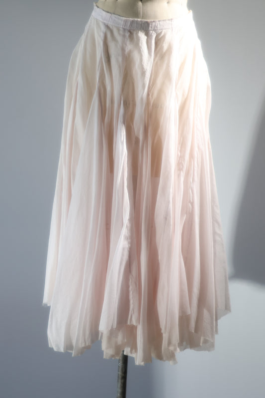 Les Habitudes Organdy Skirt Cotton - Pink