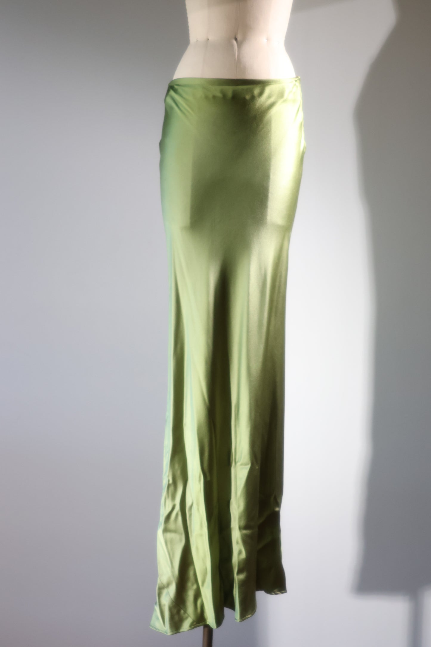 Les Habitudes Silk Skirt - Green