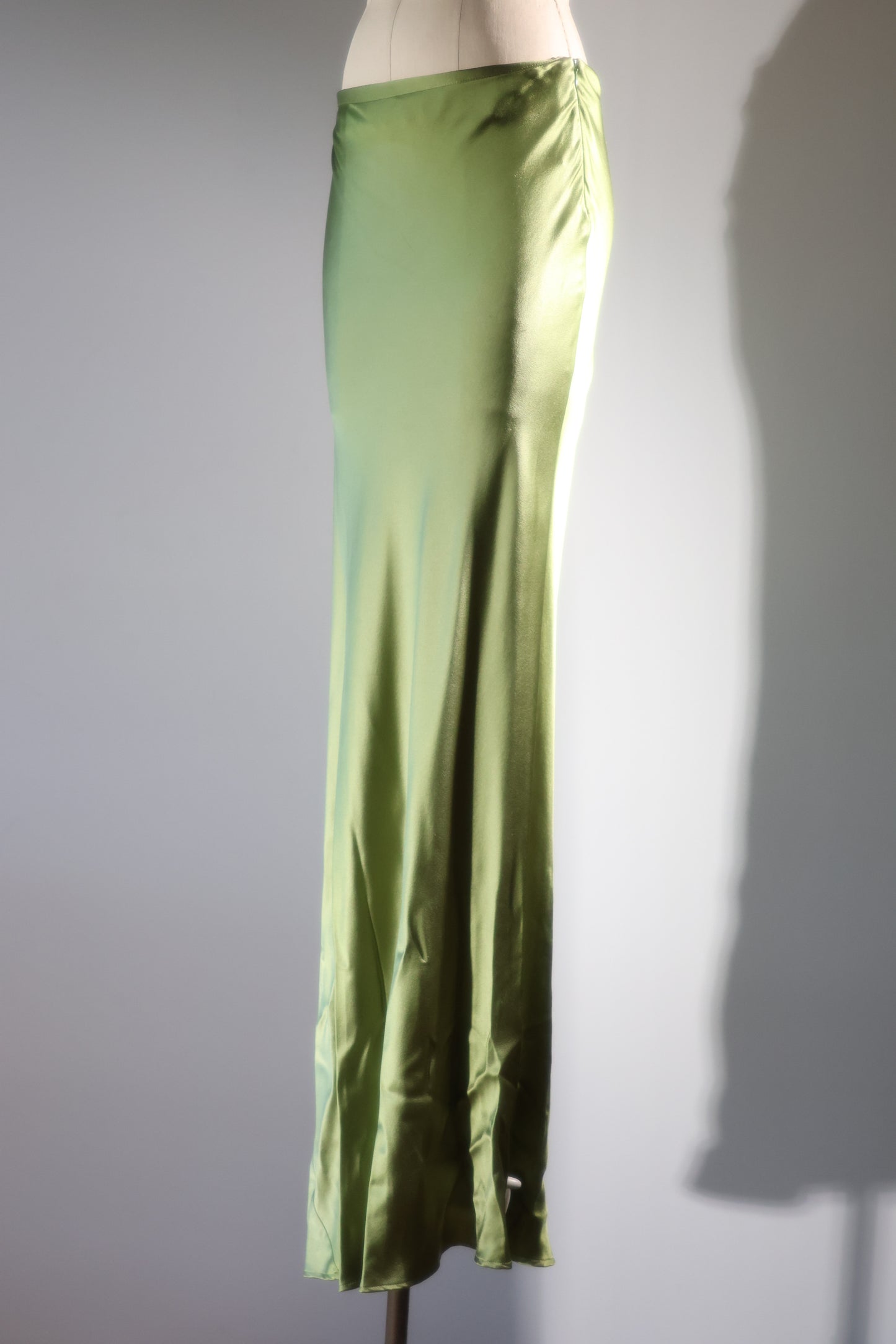 Les Habitudes Silk Skirt - Green