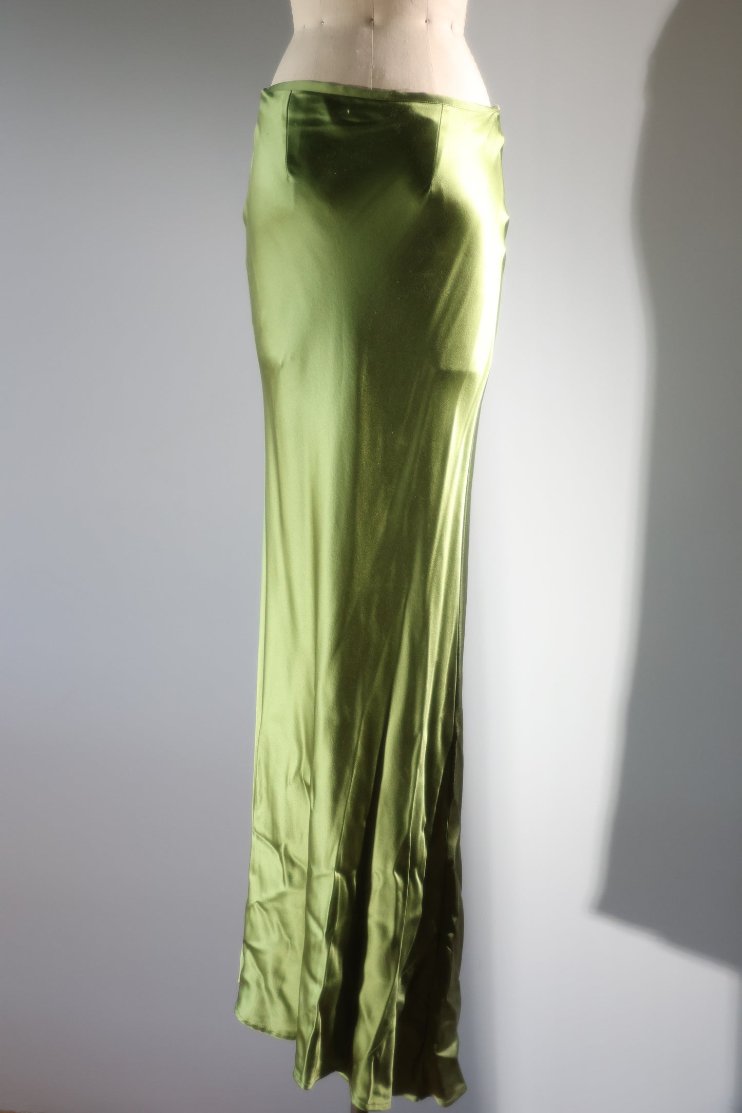 Les Habitudes Silk Skirt - Green