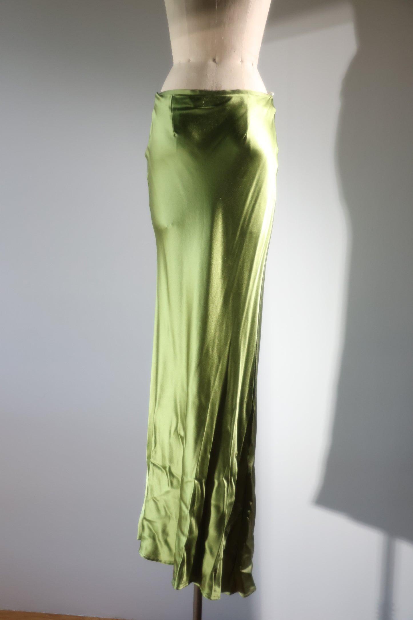 Les Habitudes Silk Skirt - Green