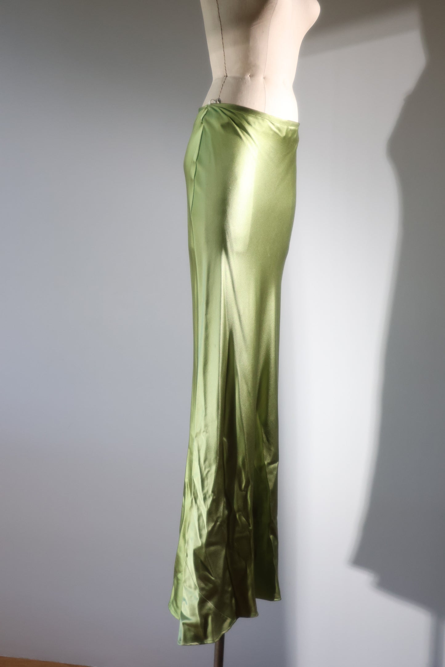 Les Habitudes Silk Skirt - Green