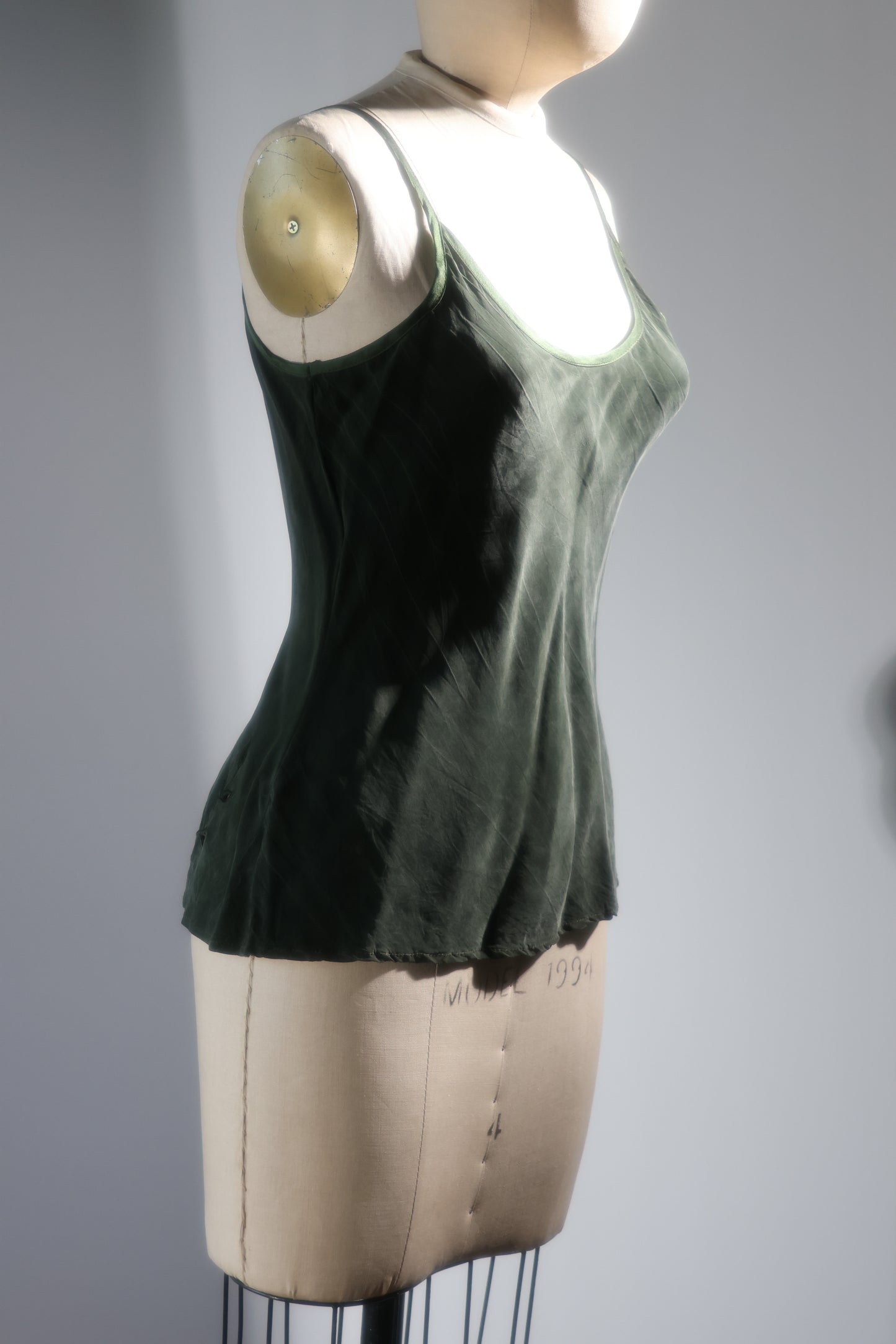Les Habitudes Lily Bias Tank Top - Green