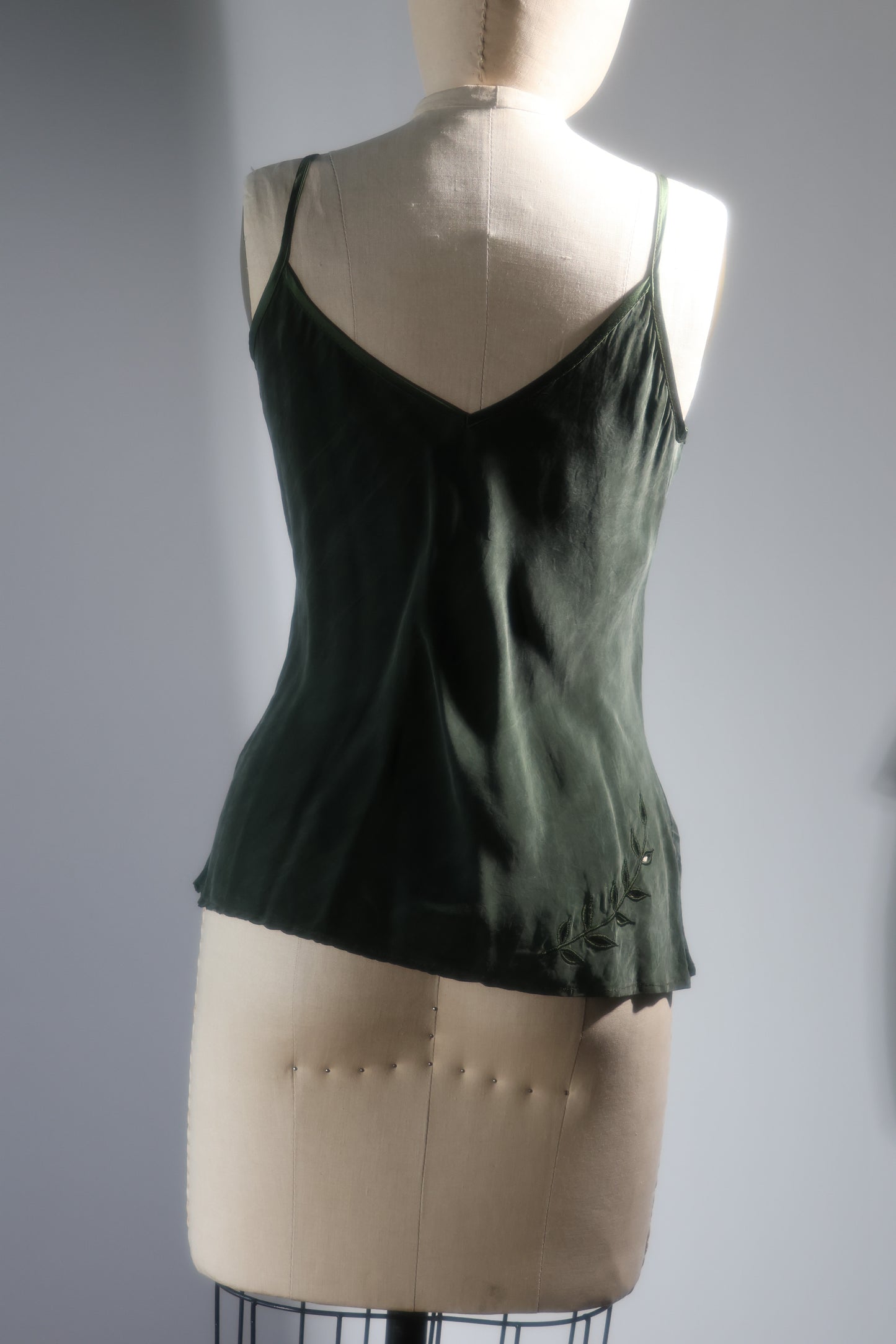 Les Habitudes Lily Bias Tank Top - Green
