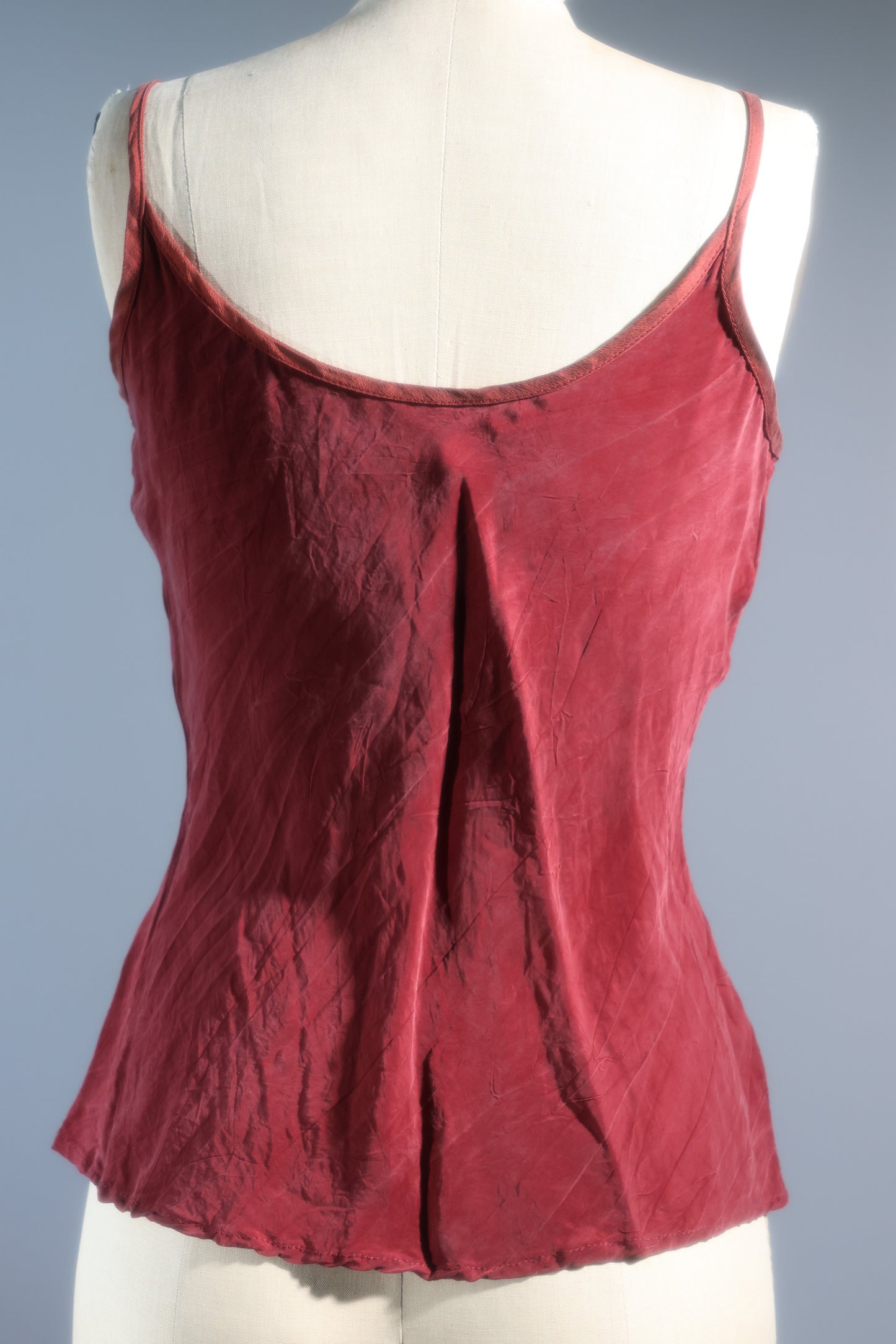 Les Habitudes Burgundy Top