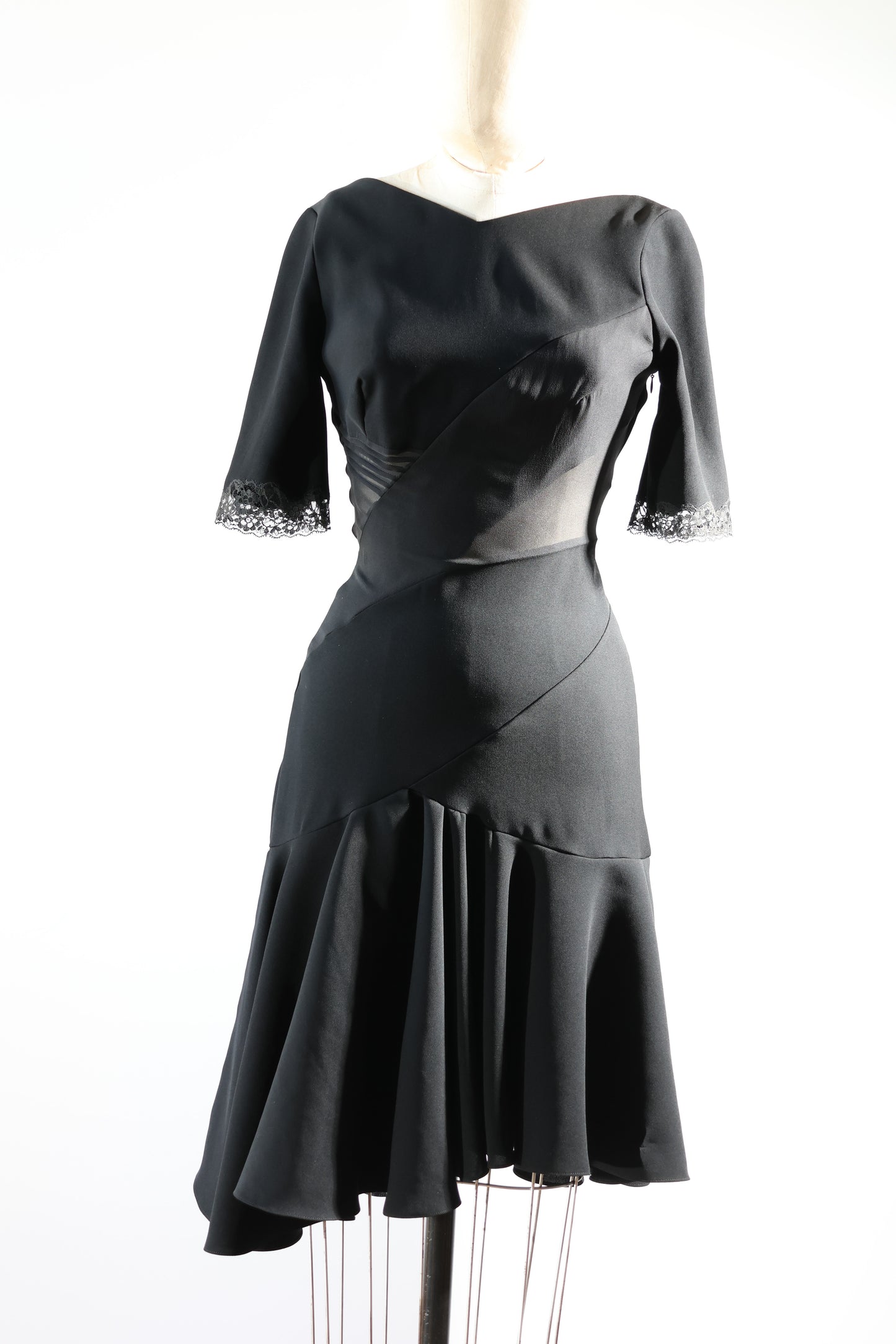 Foddis Beth Short Dress - Black
