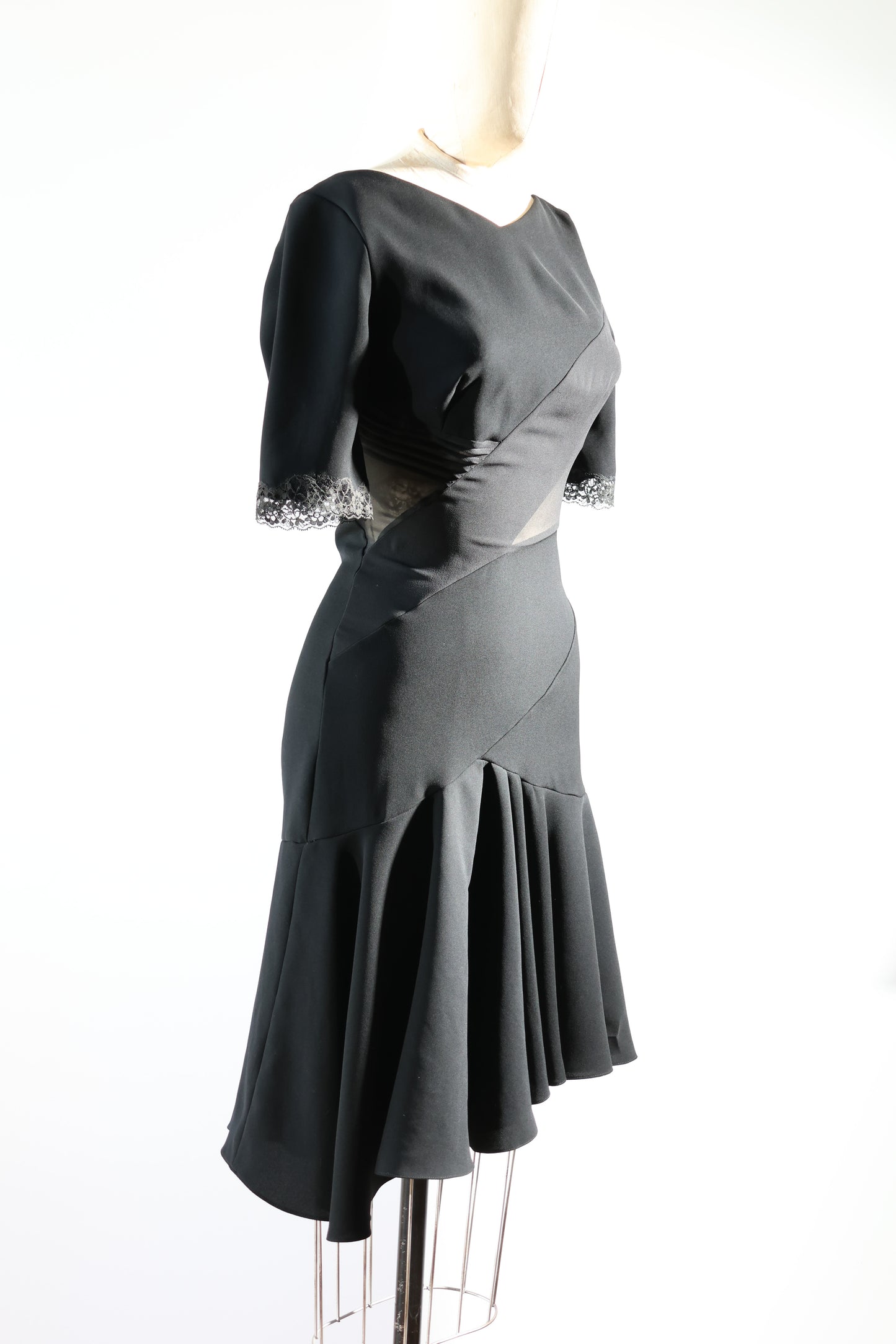 Foddis Beth Short Dress - Black