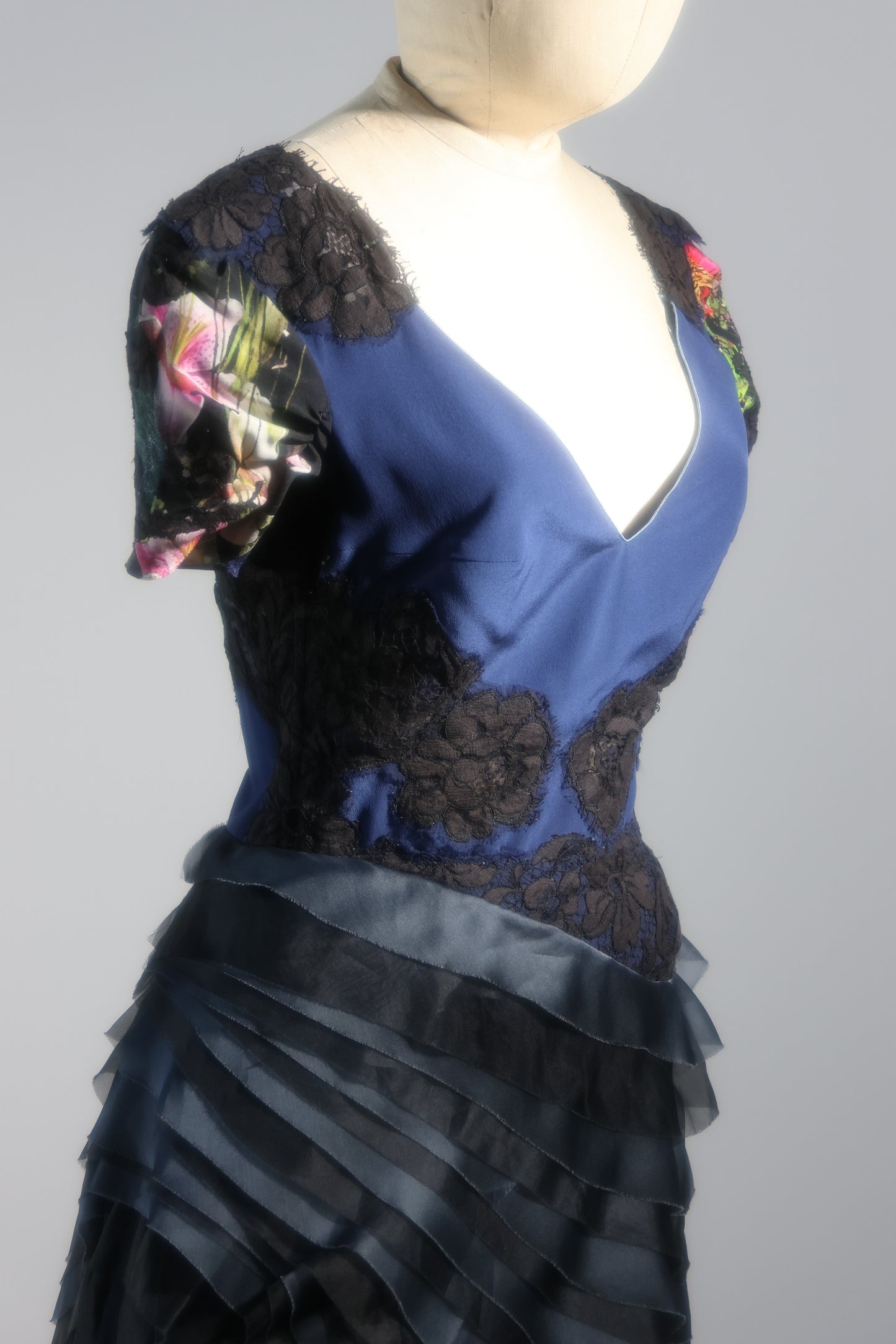 Foddis Electra Short Dress - Navy Blue