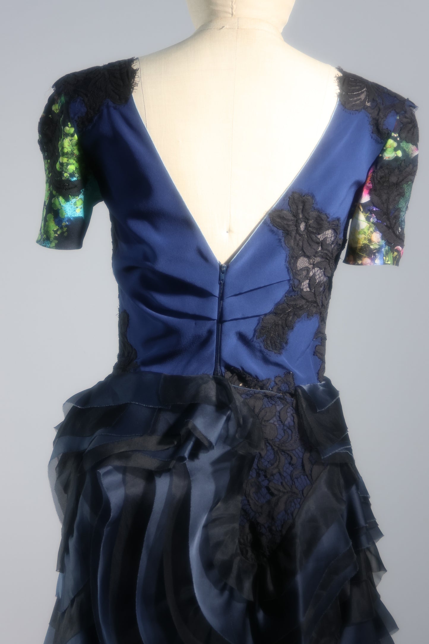 Foddis Electra Short Dress - Navy Blue