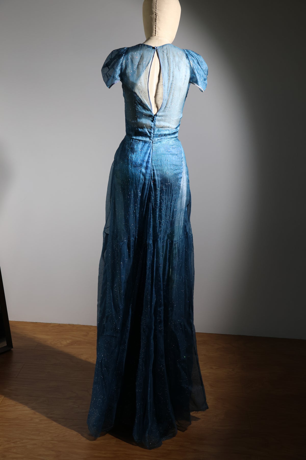 Foddis Spark Long Dress — Dark Blue