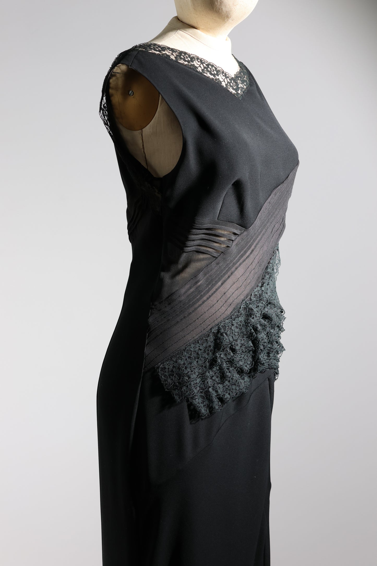 Foddis Cecily Silk Georgette Dress - Black / Cady