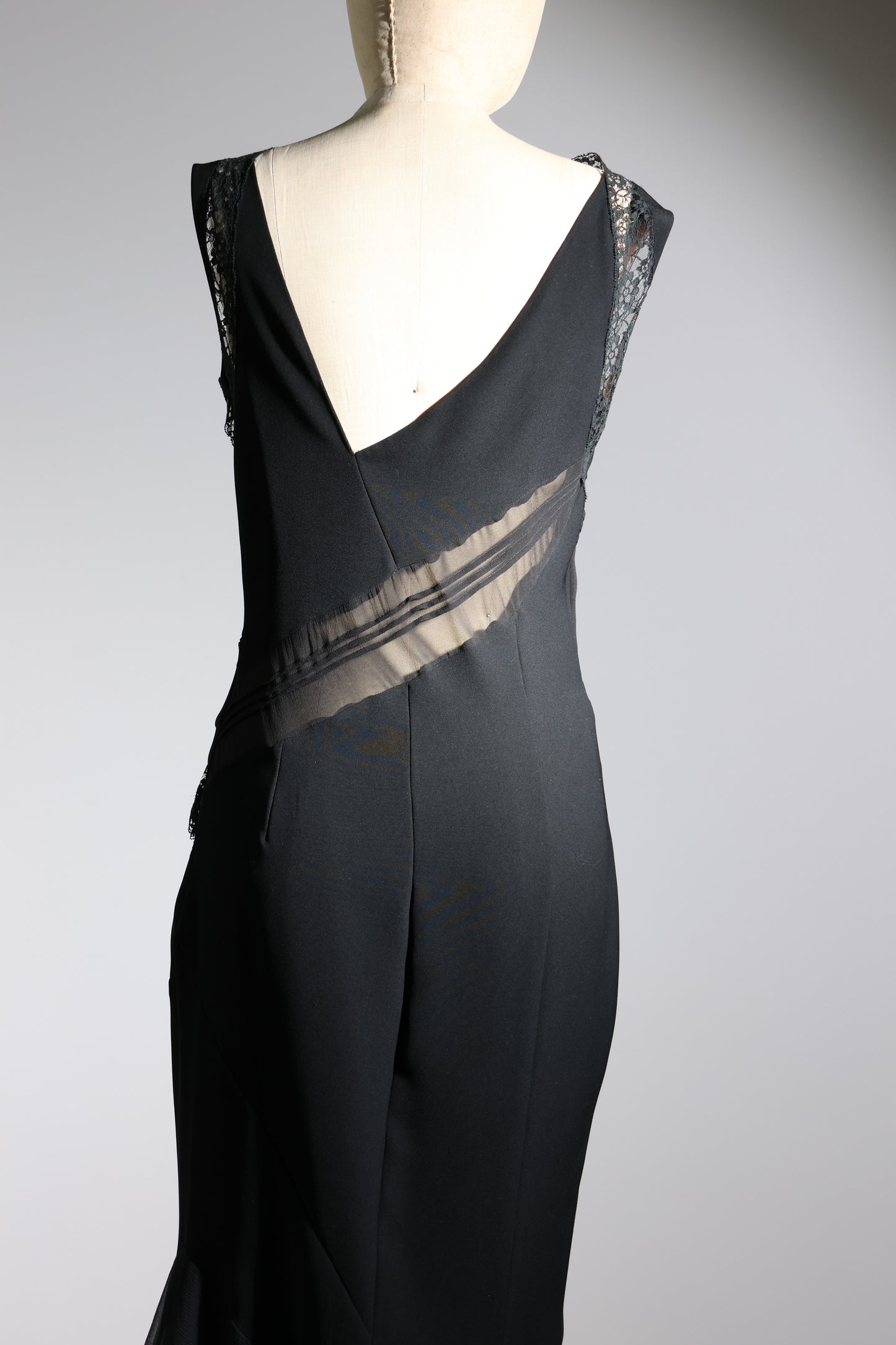 Foddis Cecily Silk Georgette Dress - Black / Cady