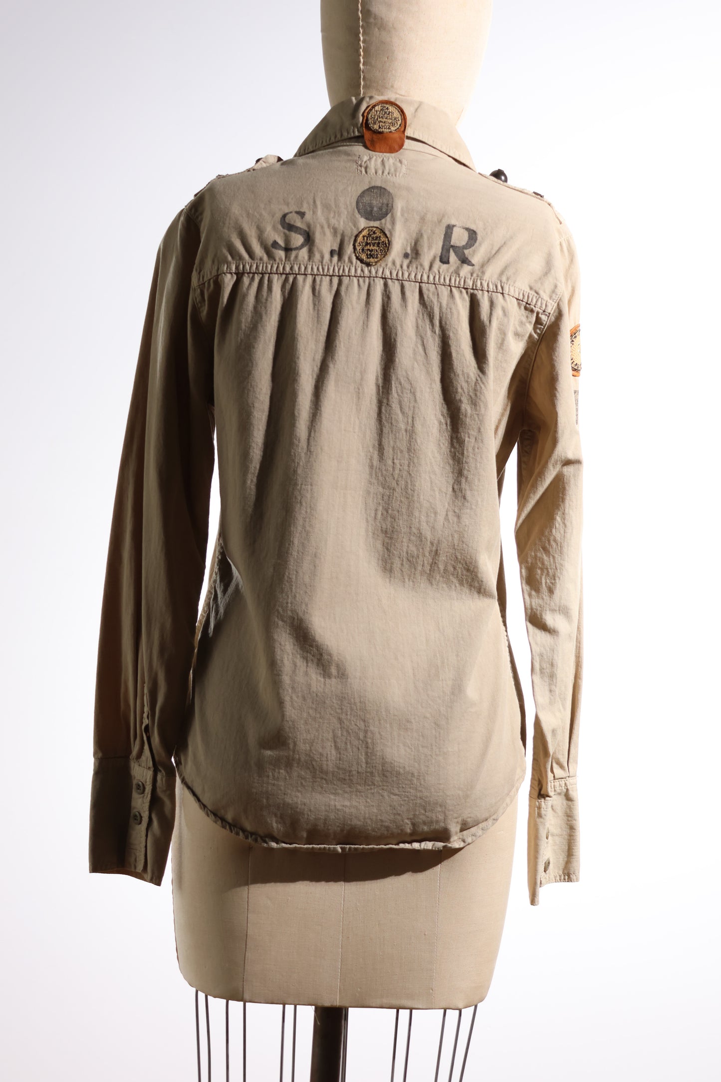 Share Spirit Lady's Wear Shirt - Beige/Gray