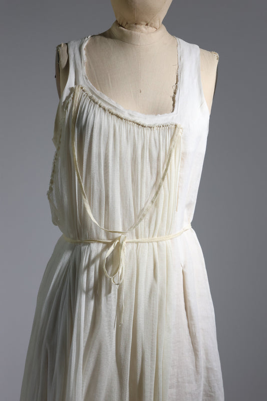 Marc Le Bihan Silk Dress - Ecru