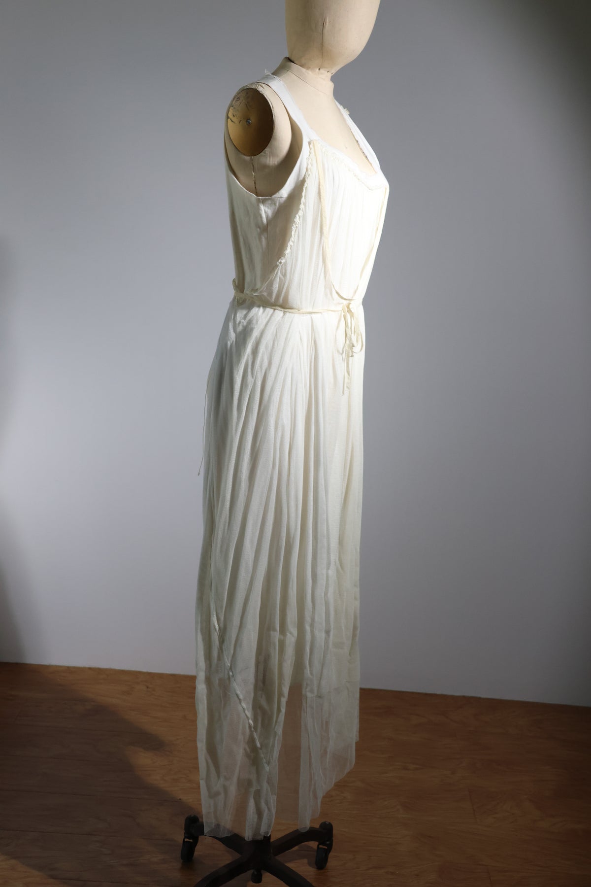 Marc Le Bihan Silk Dress — Ecru