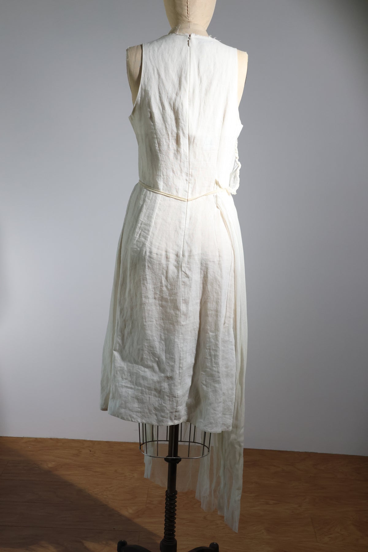 Marc Le Bihan Silk Dress — Ecru